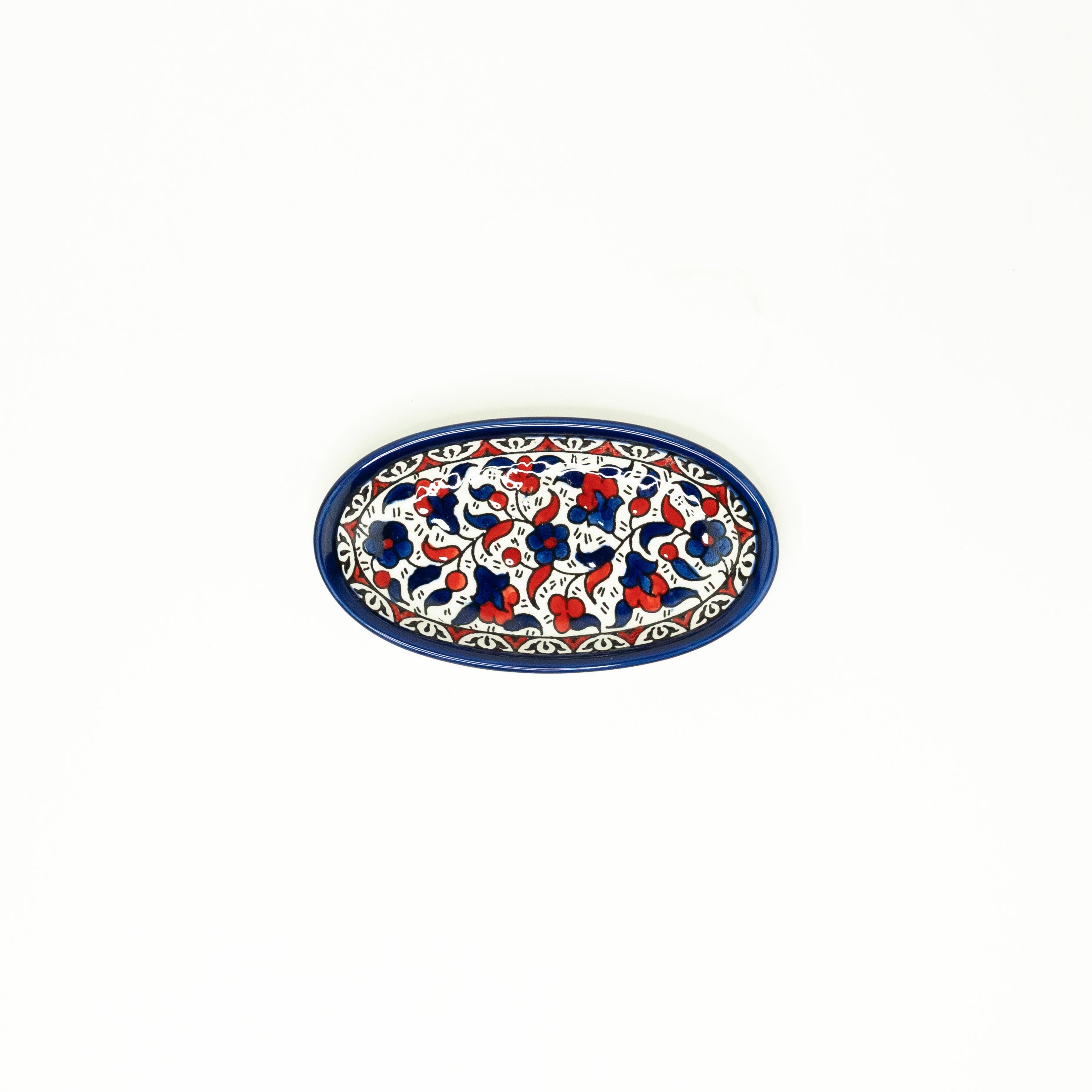 NEU Servierschale Oval 16/11 cm rot