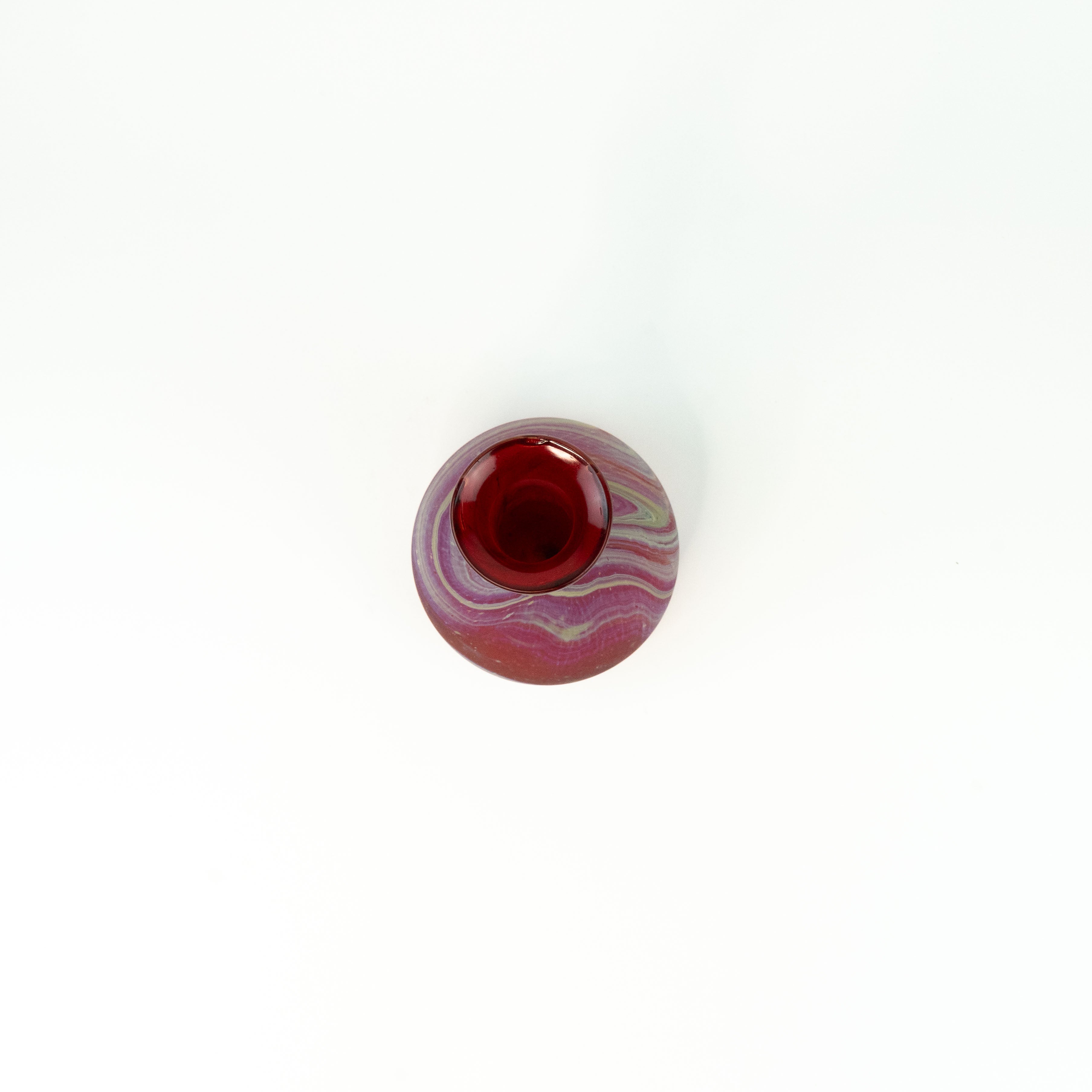 NEU Vase / Karaffe Rot – Recyceltes Glas & Handgeblasen