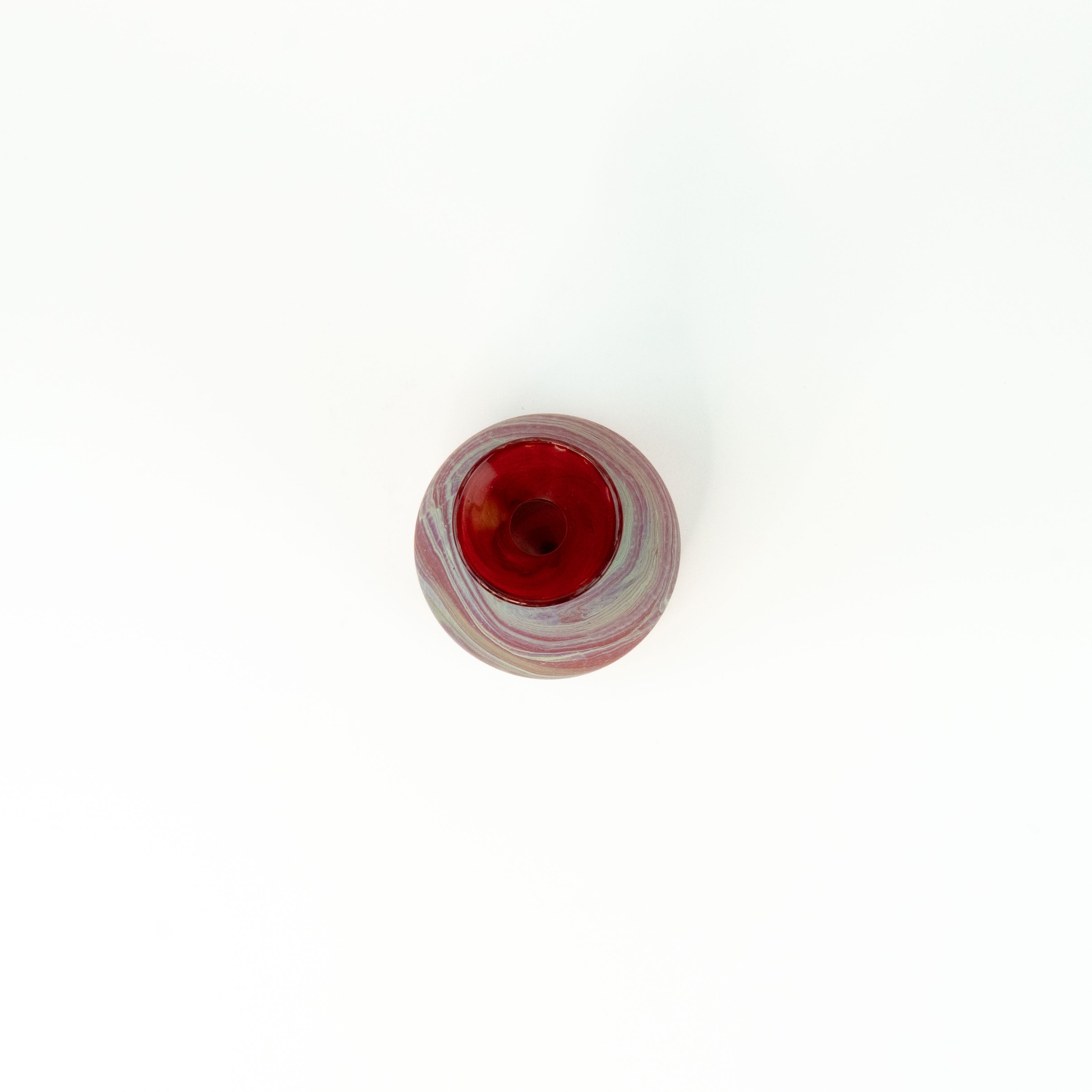 NEU Vase / Karaffe Rot – Recyceltes Glas & Handgeblasen