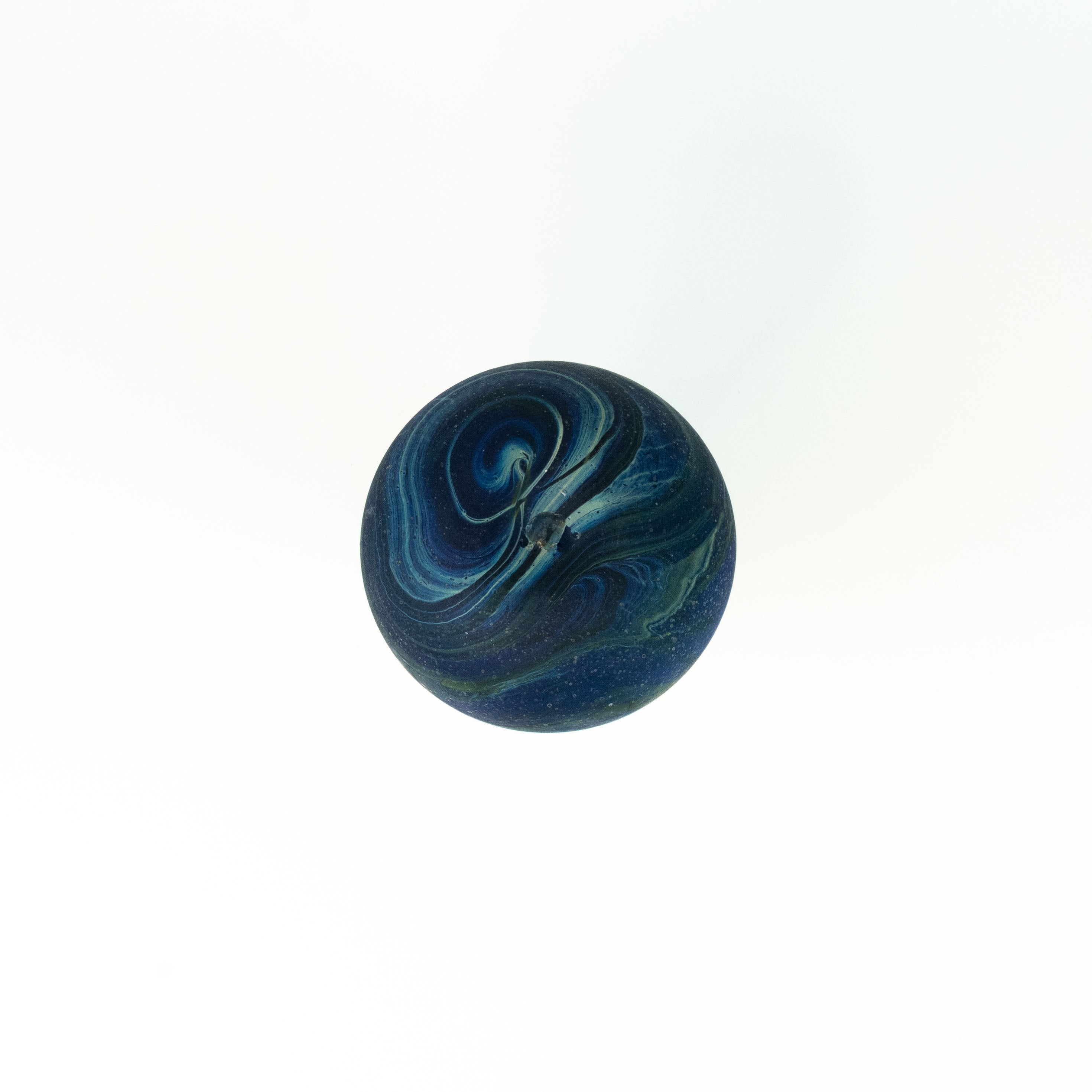 NEU Vase Blau – Recyceltes Glas & Handgeblasen
