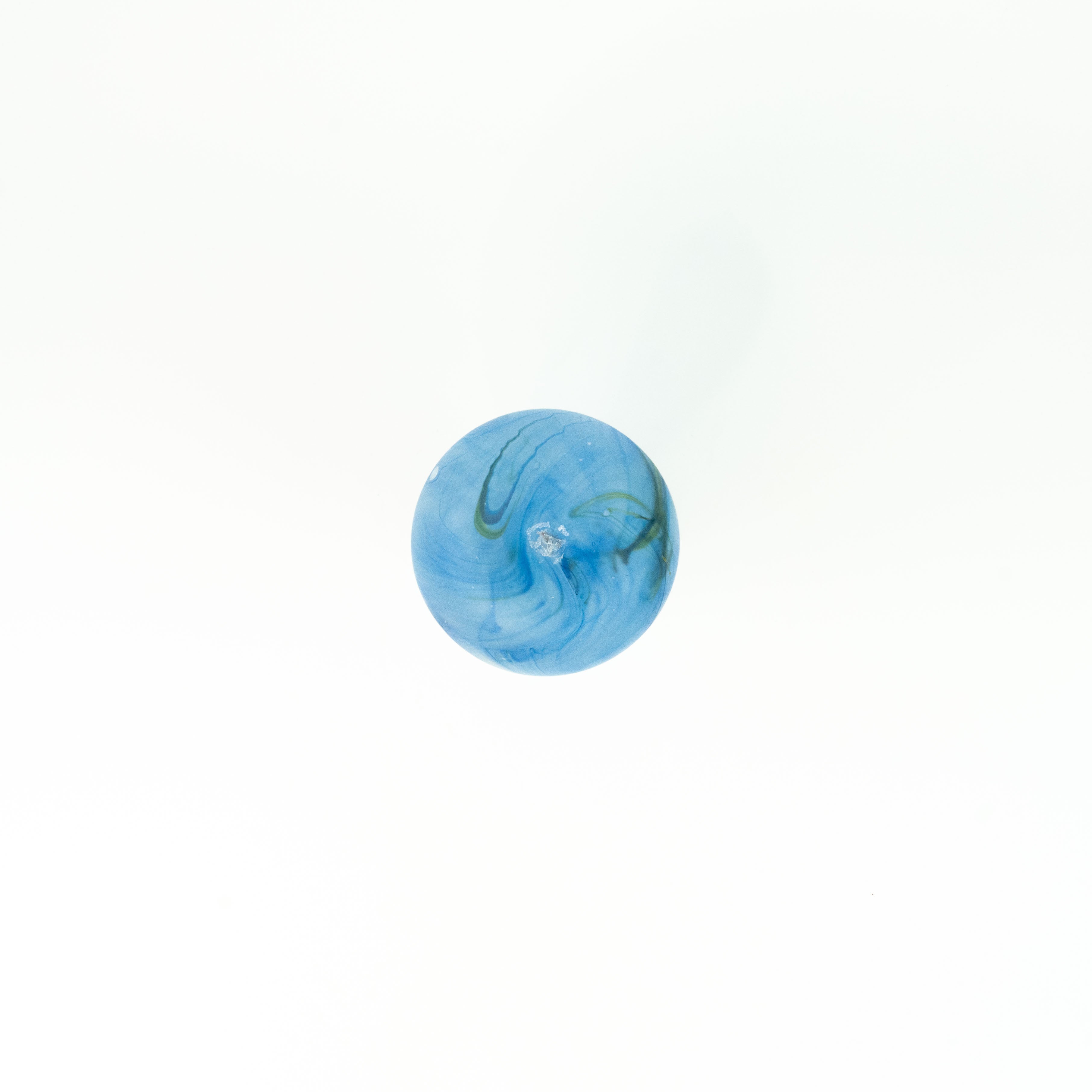 NEU Vase Baby-blue – Recyceltes Glas & Handgeblasen