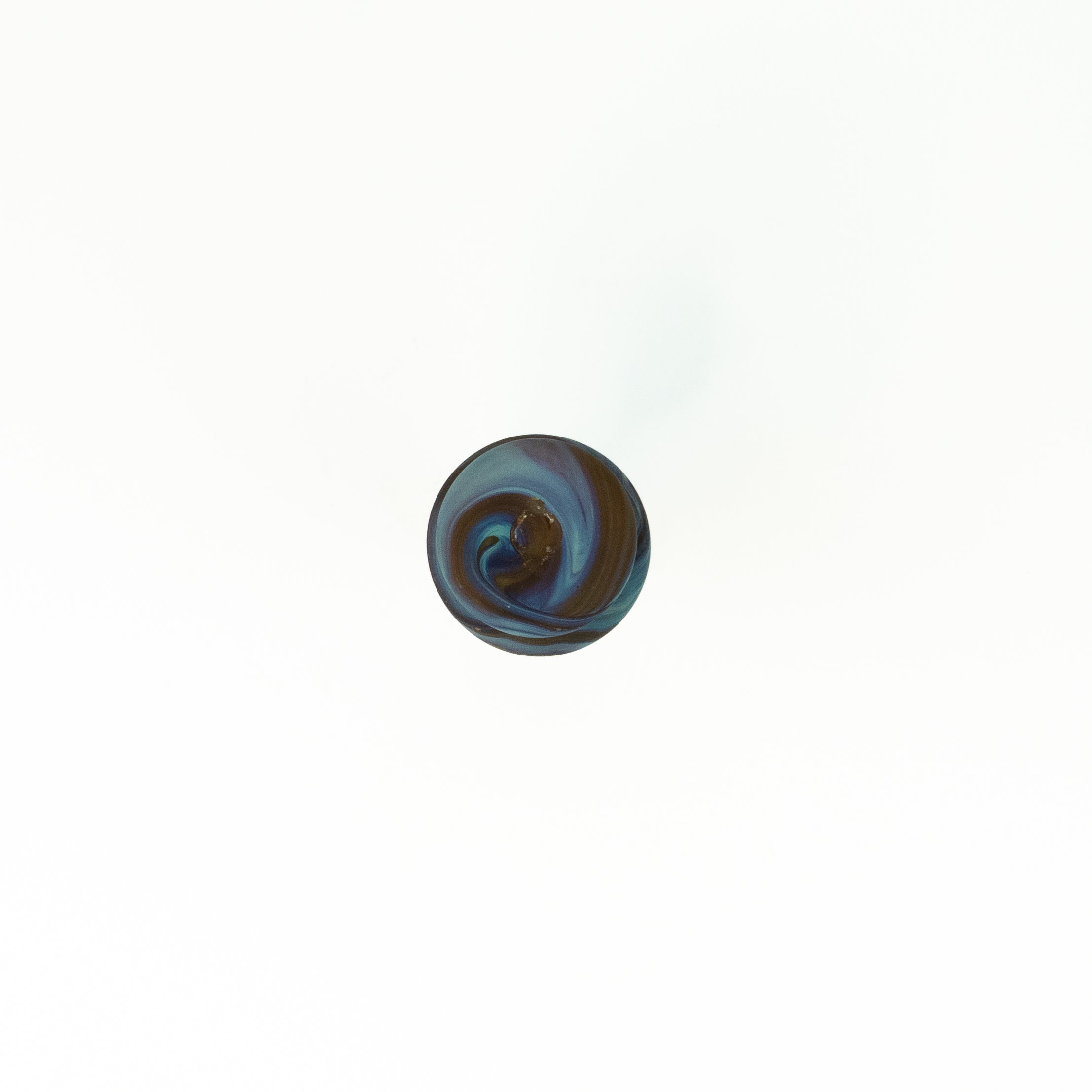 NEU Mini Vase / Karaffe Braun – Recyceltes Glas & Handgeblasen