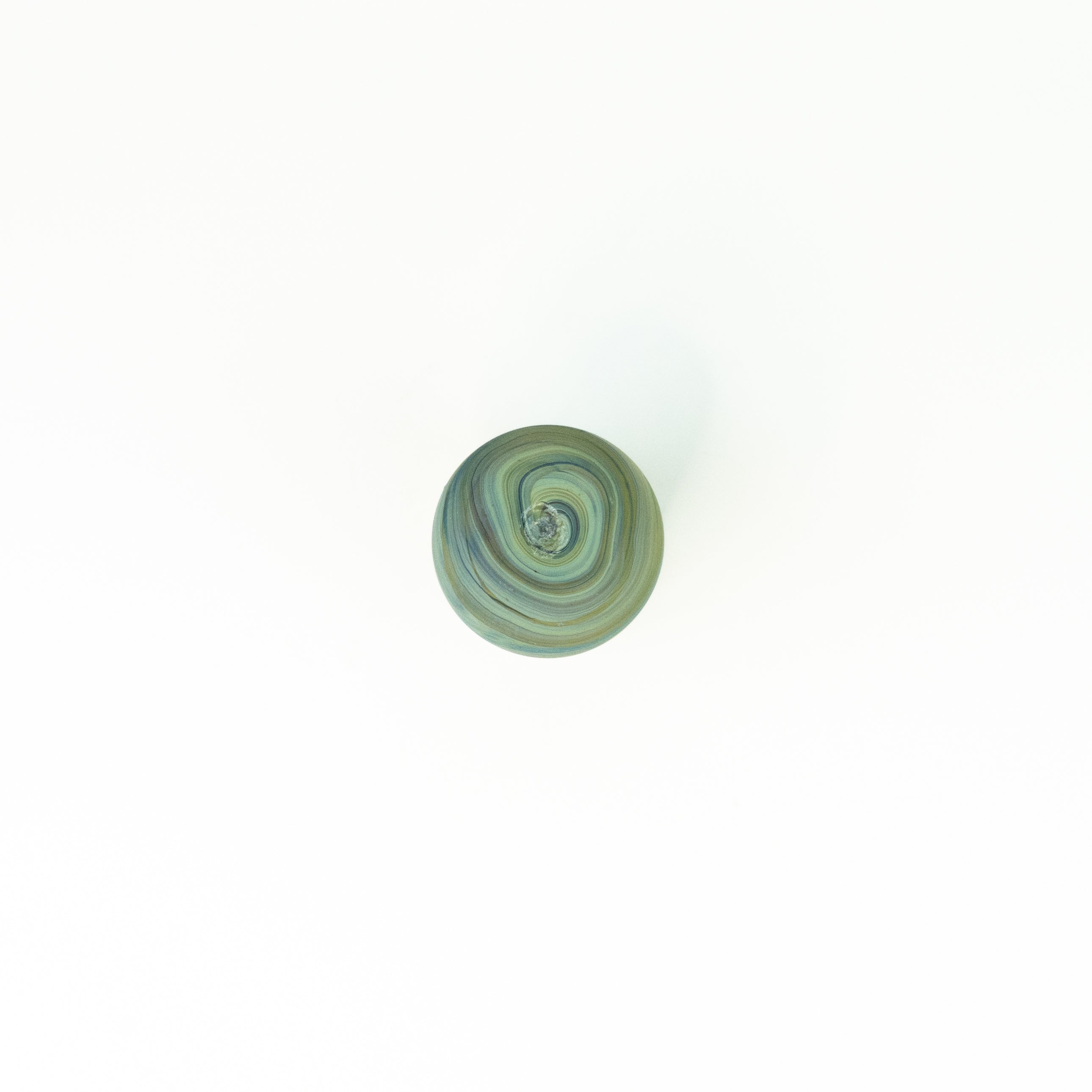 Neu Glas Limette Grün ± 400 curved/long – Recyceltes Glas & Handgeblasen