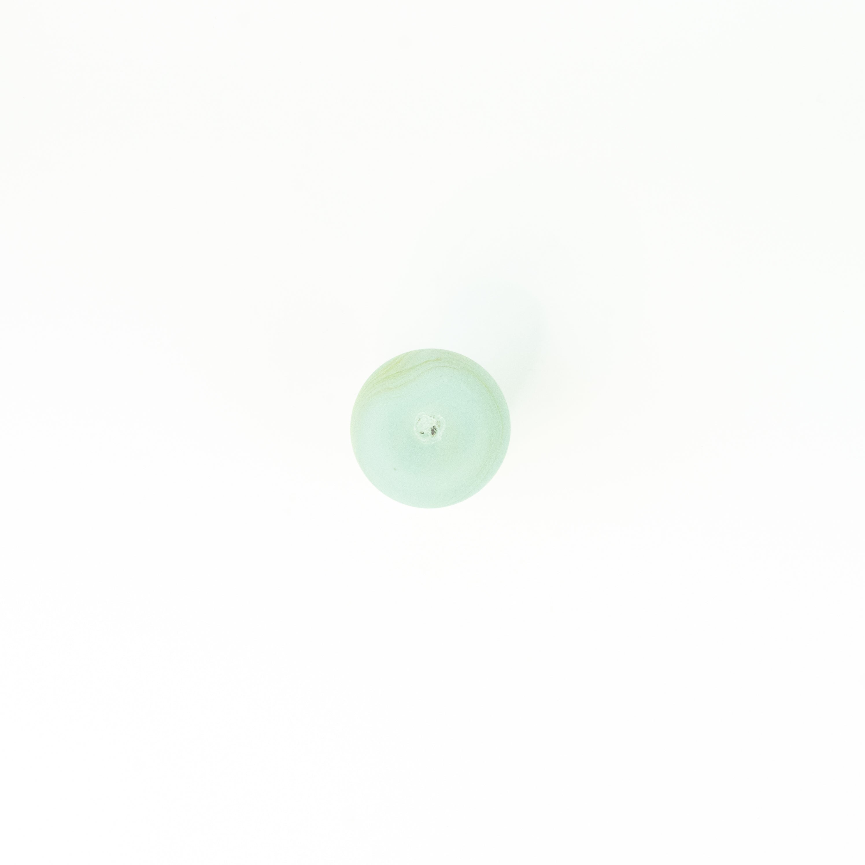 Neu Glas Babyblue ± 400 curved/long – Recyceltes Glas & Handgeblasen