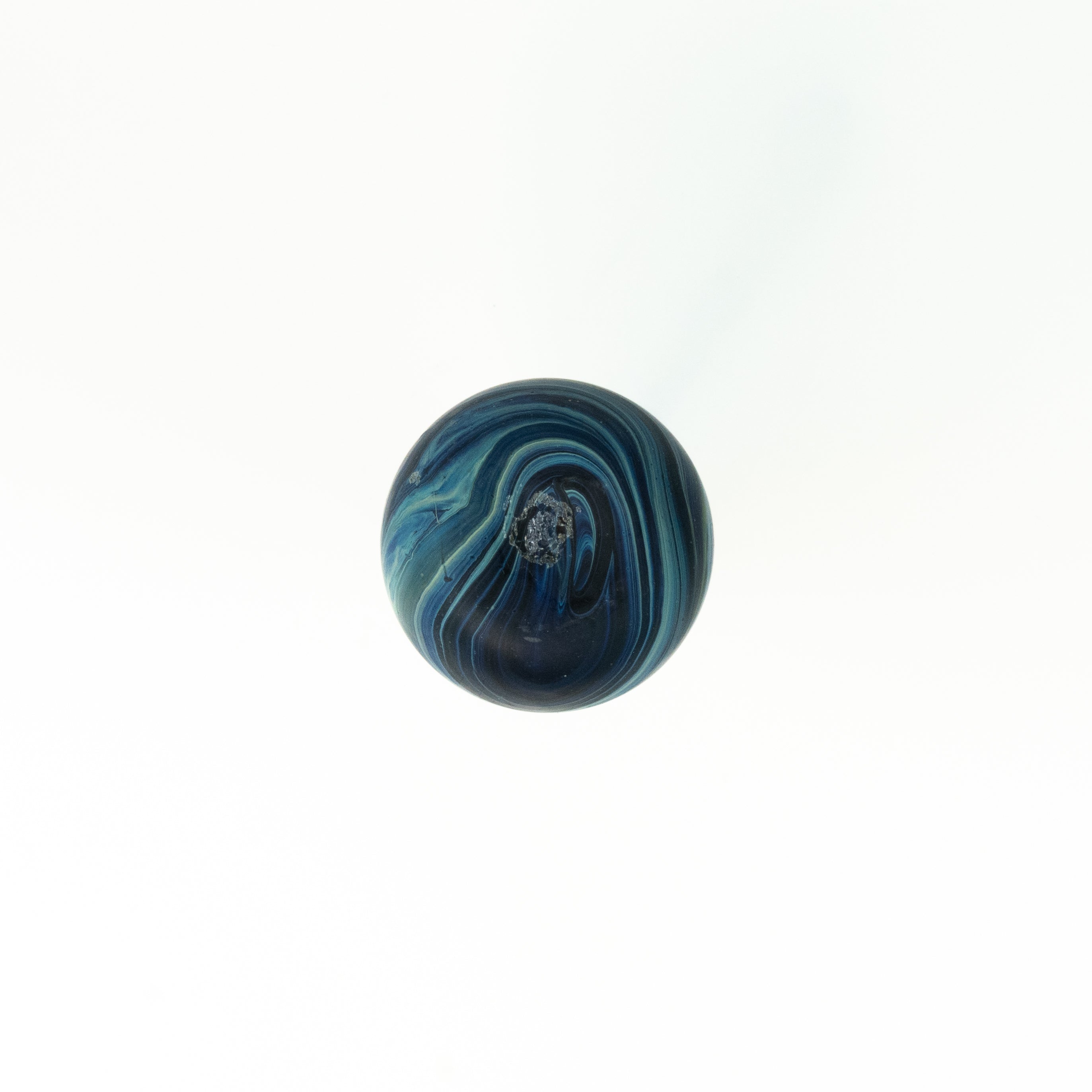 NEU Vase / Karaffe Blau – Recyceltes Glas & Handgeblasen