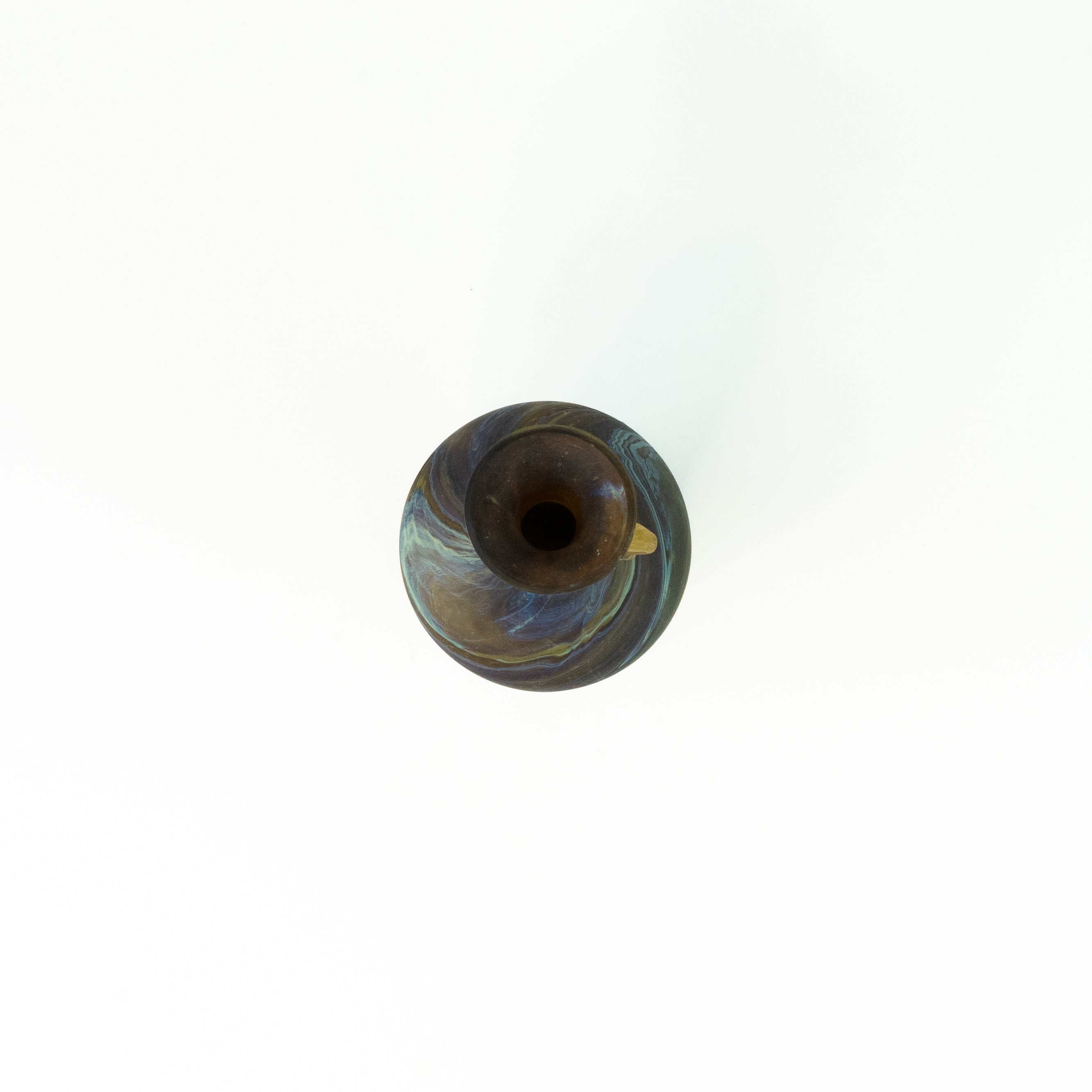 NEU Vase / Karaffe Braun – Recyceltes Glas & Handgeblasen