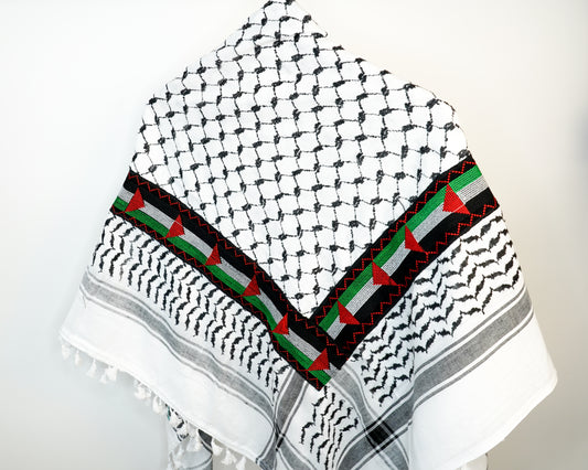 Kuffiyeh Palästina Flagge Tatreez