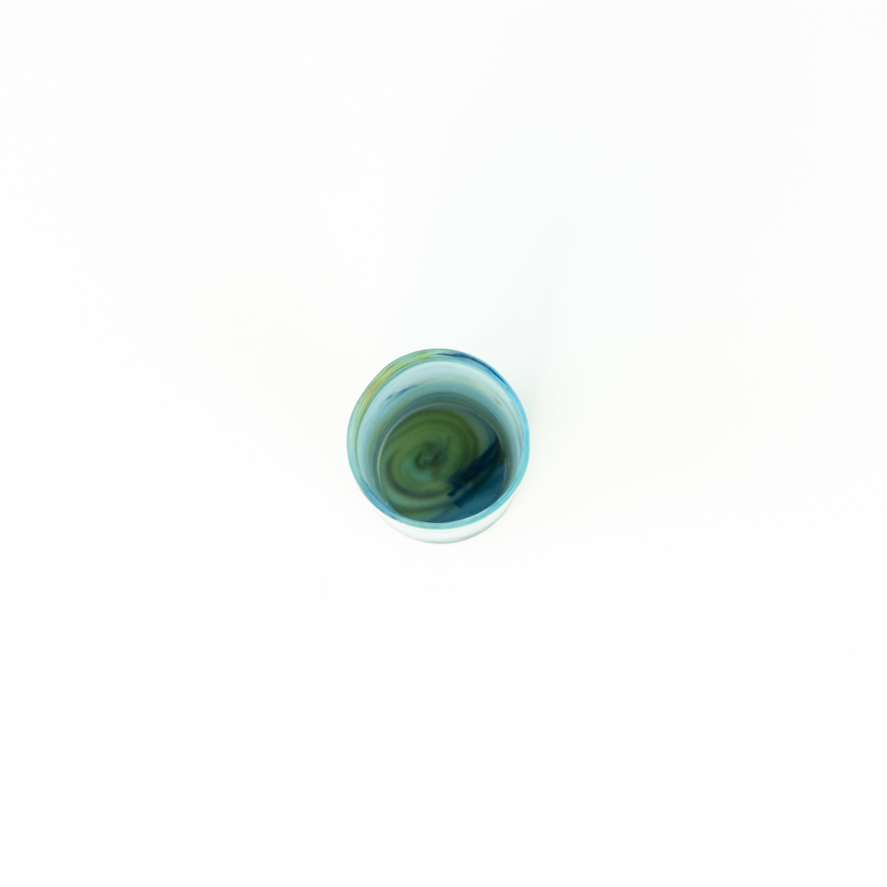 NEU Glas Babyblue – Recyceltes Glas & Handgeblasen