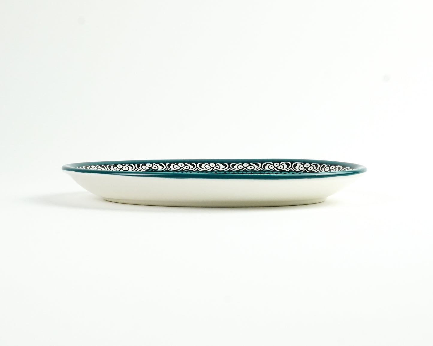 Oval 22 cm flach