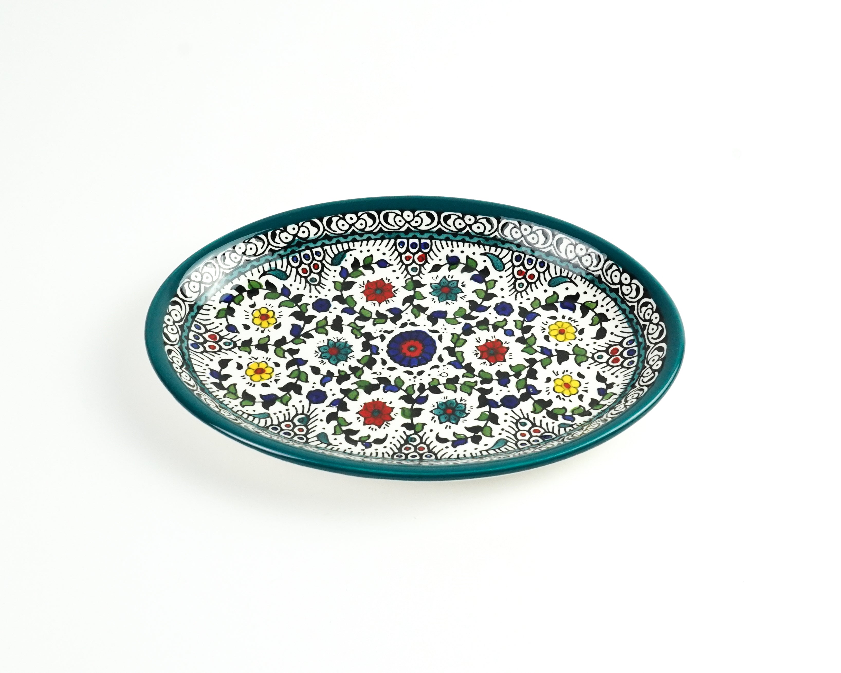Oval 22 cm flach