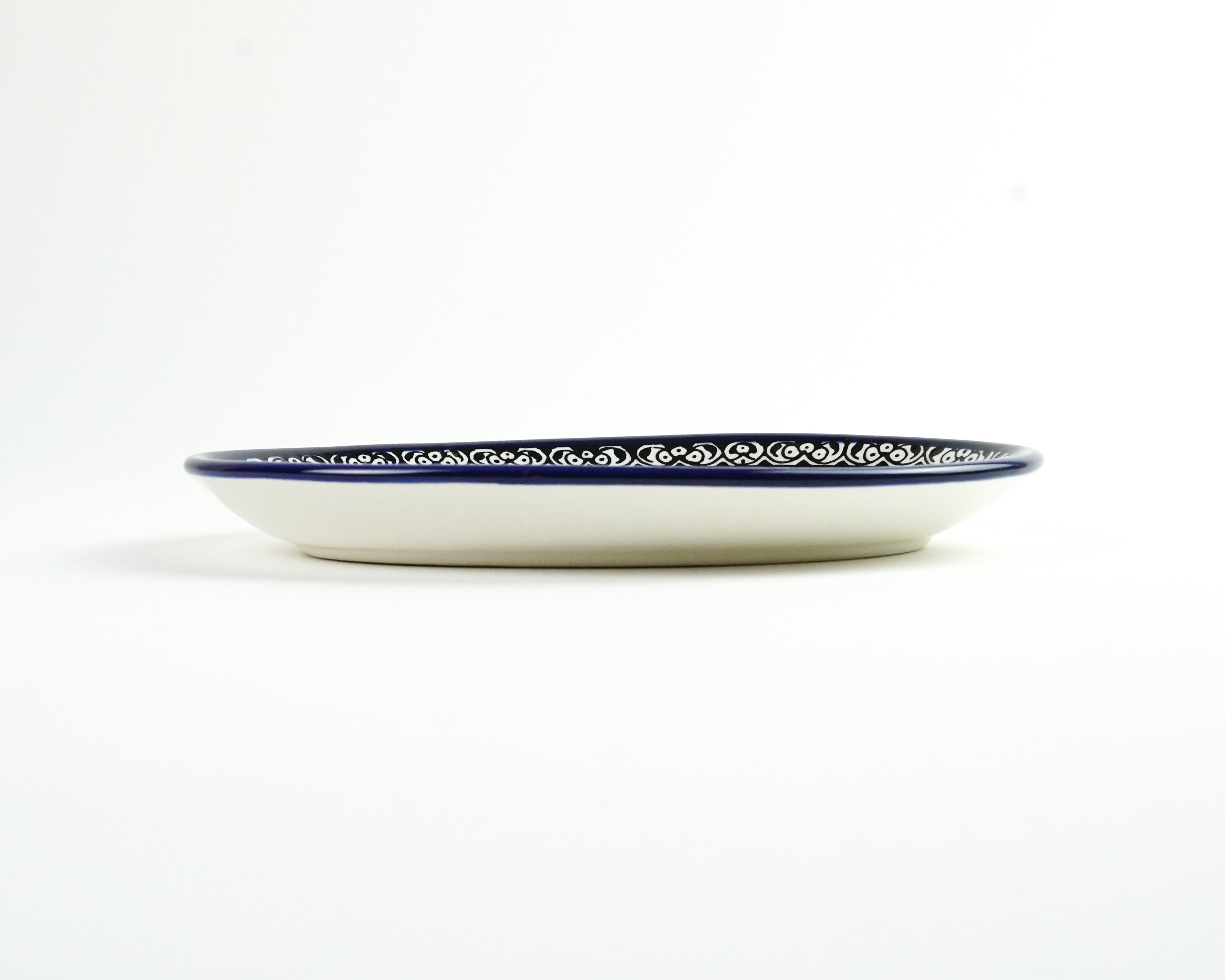 Oval 22 cm flach