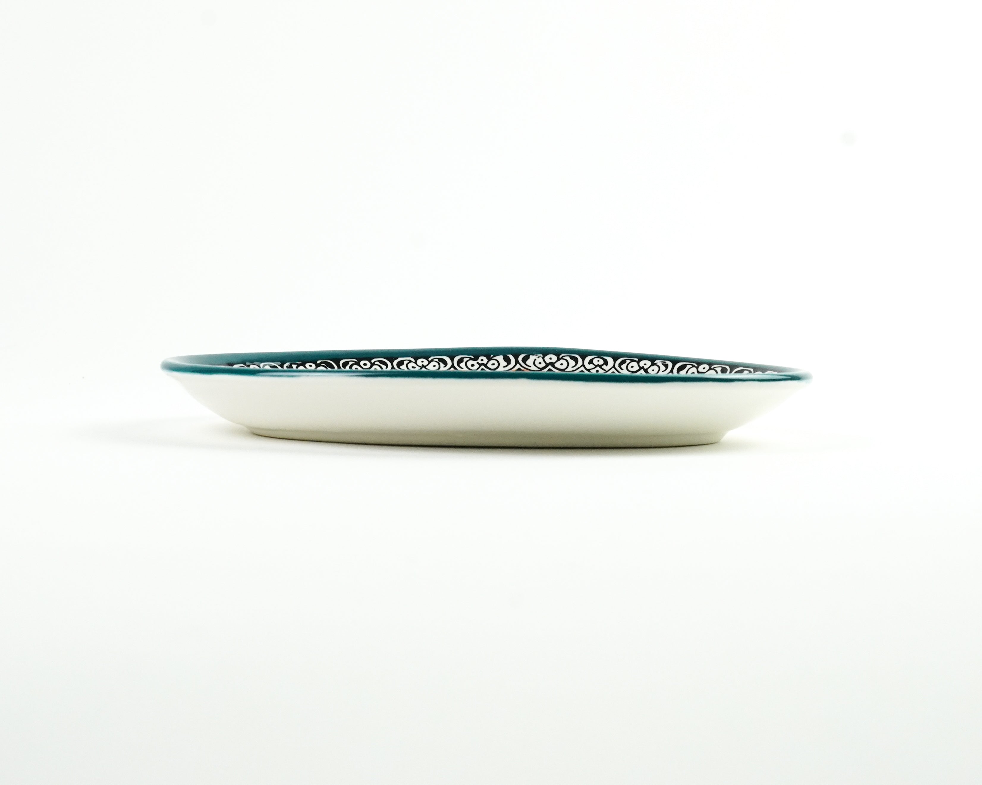 Oval 22 cm flach