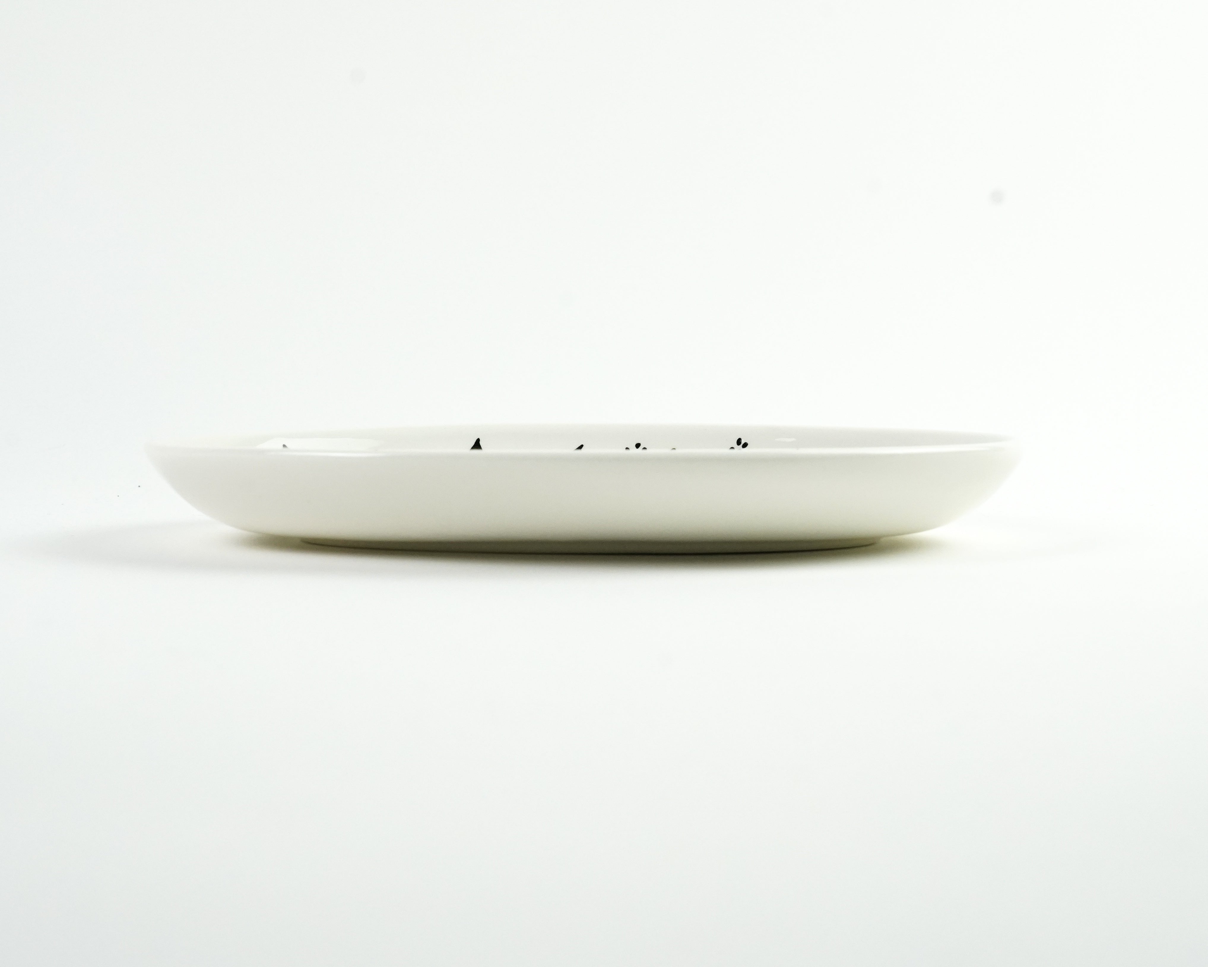 Oval 25 cm flach
