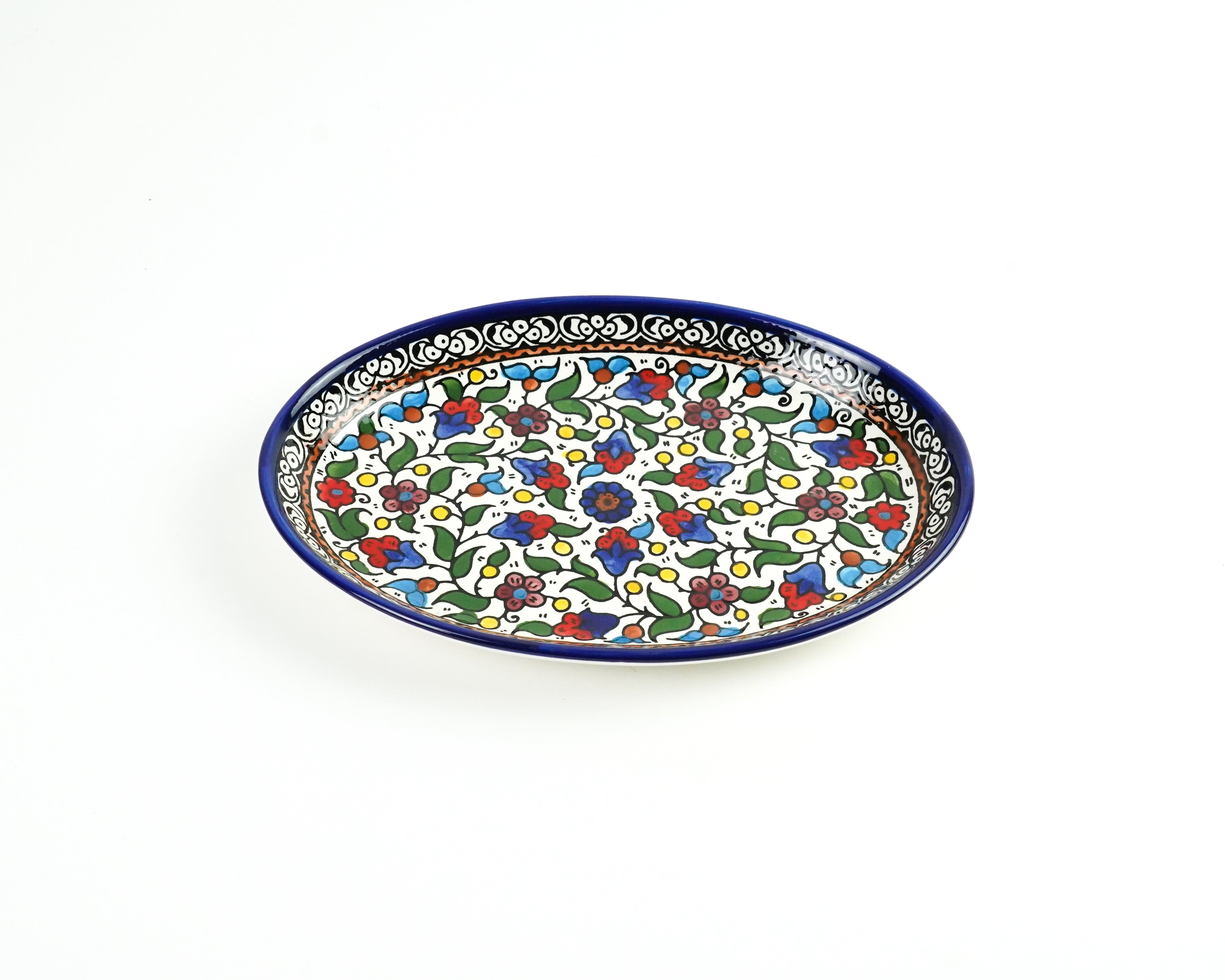 Oval 25cm flach