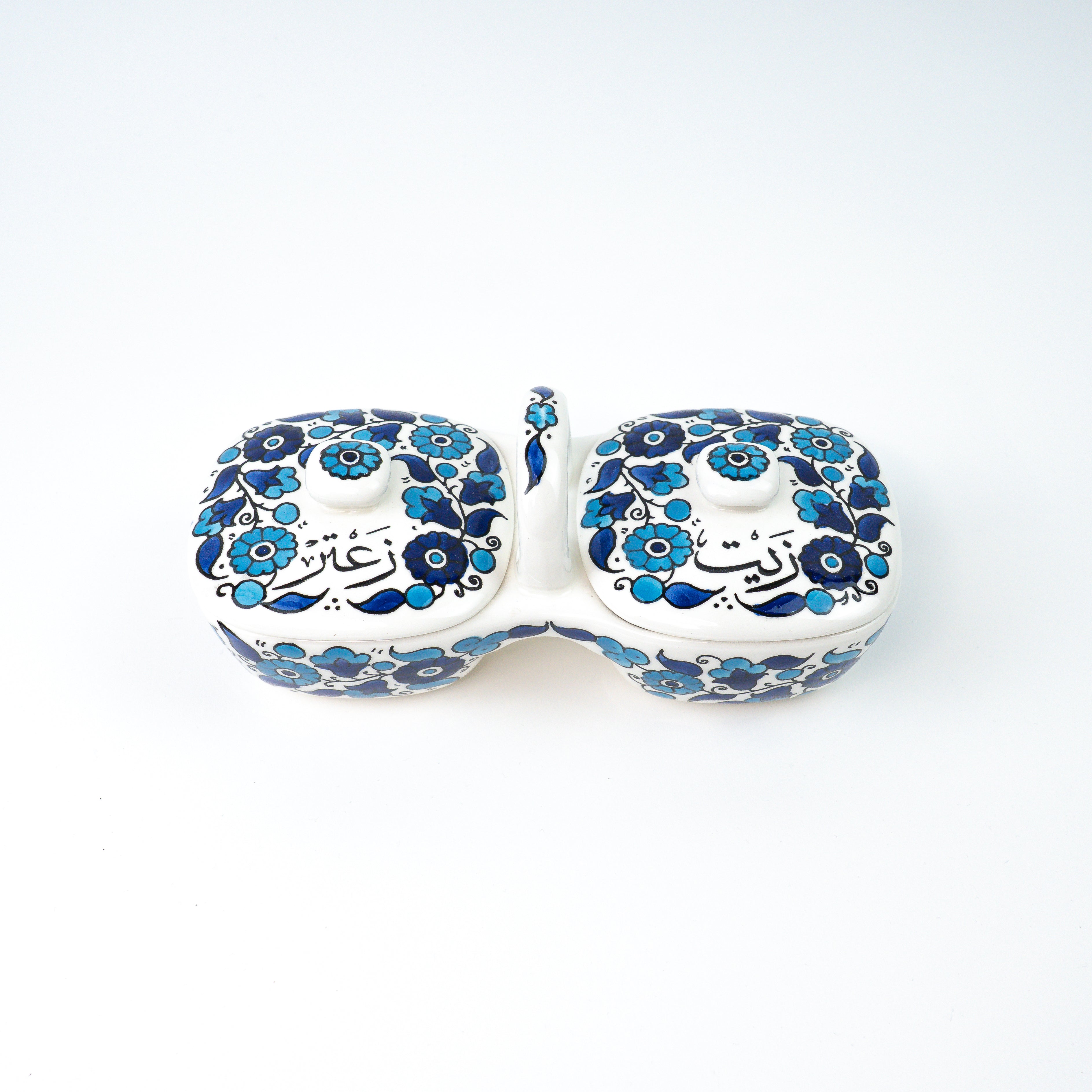 Olivenöl & Za'atar Korb babyblue