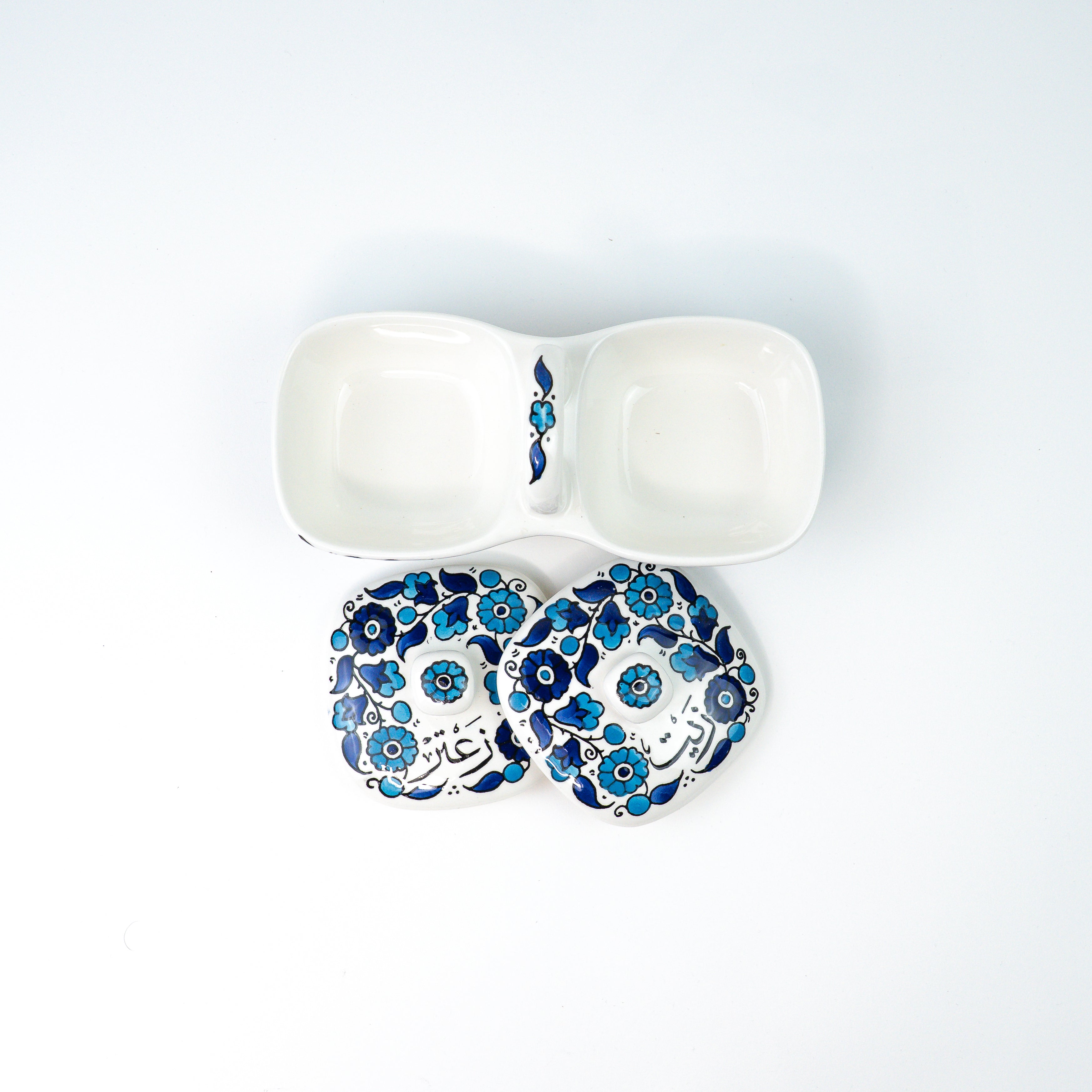 Olivenöl & Za'atar Korb babyblue