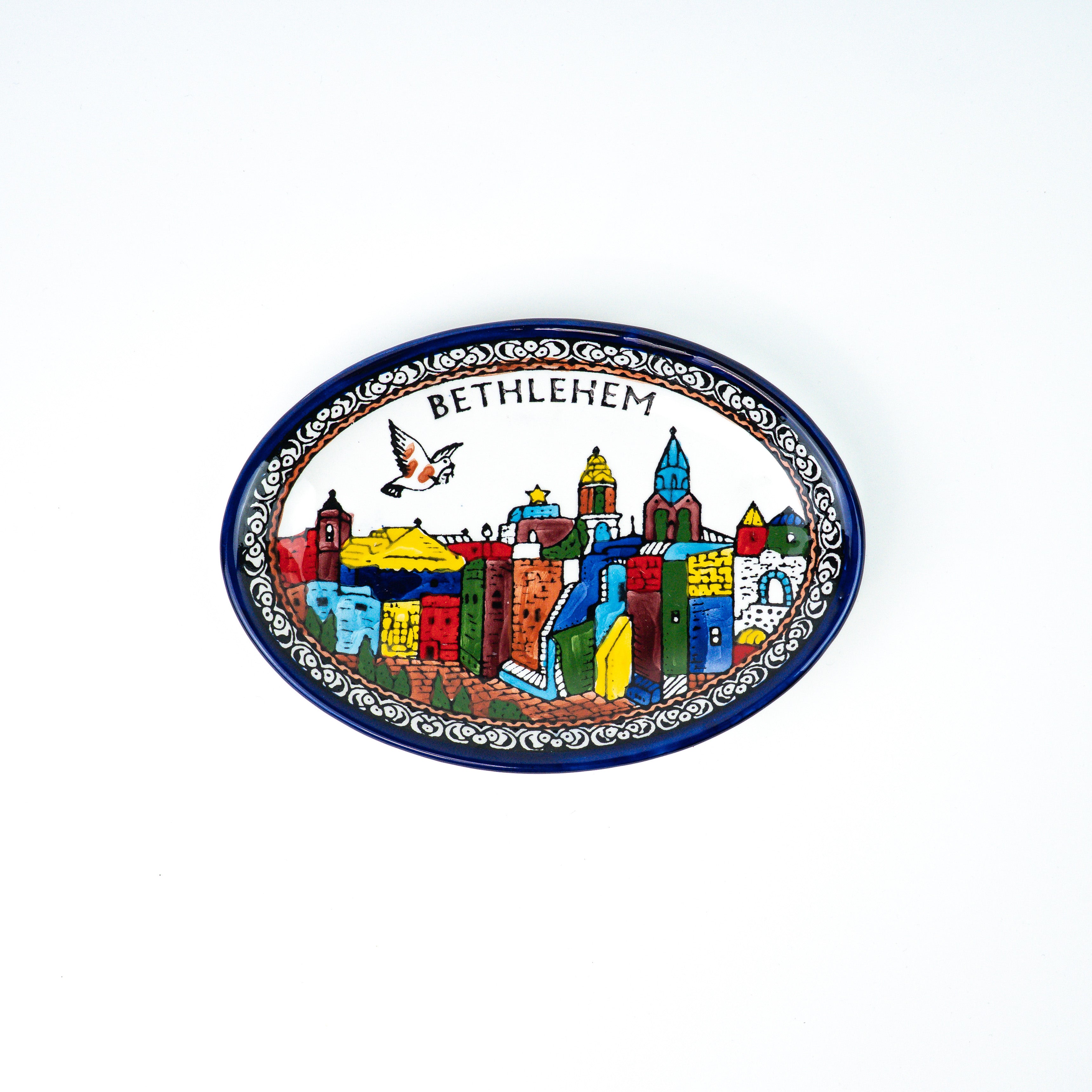 Oval 22cm flach Bethlehem