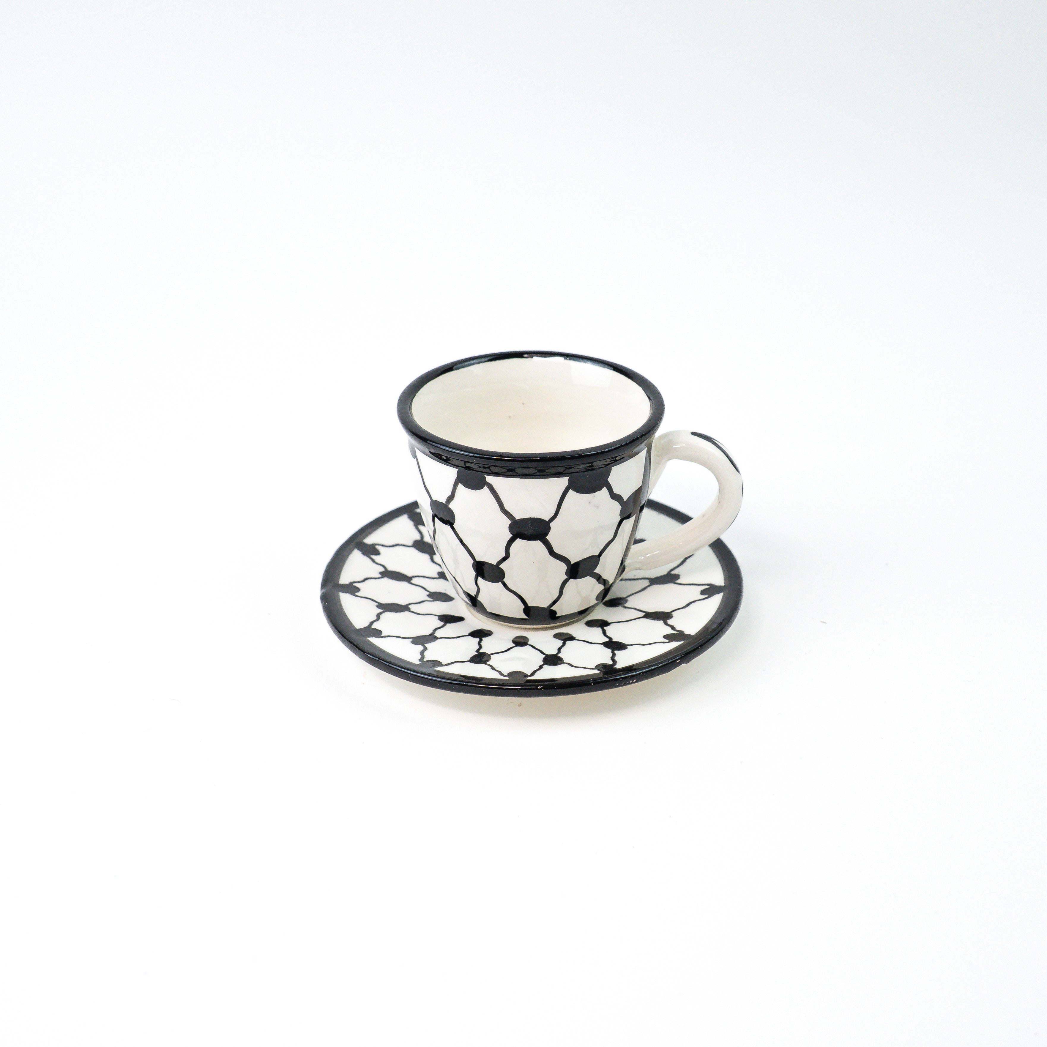 Kuffiyeh Esspressotasse mit unterteller