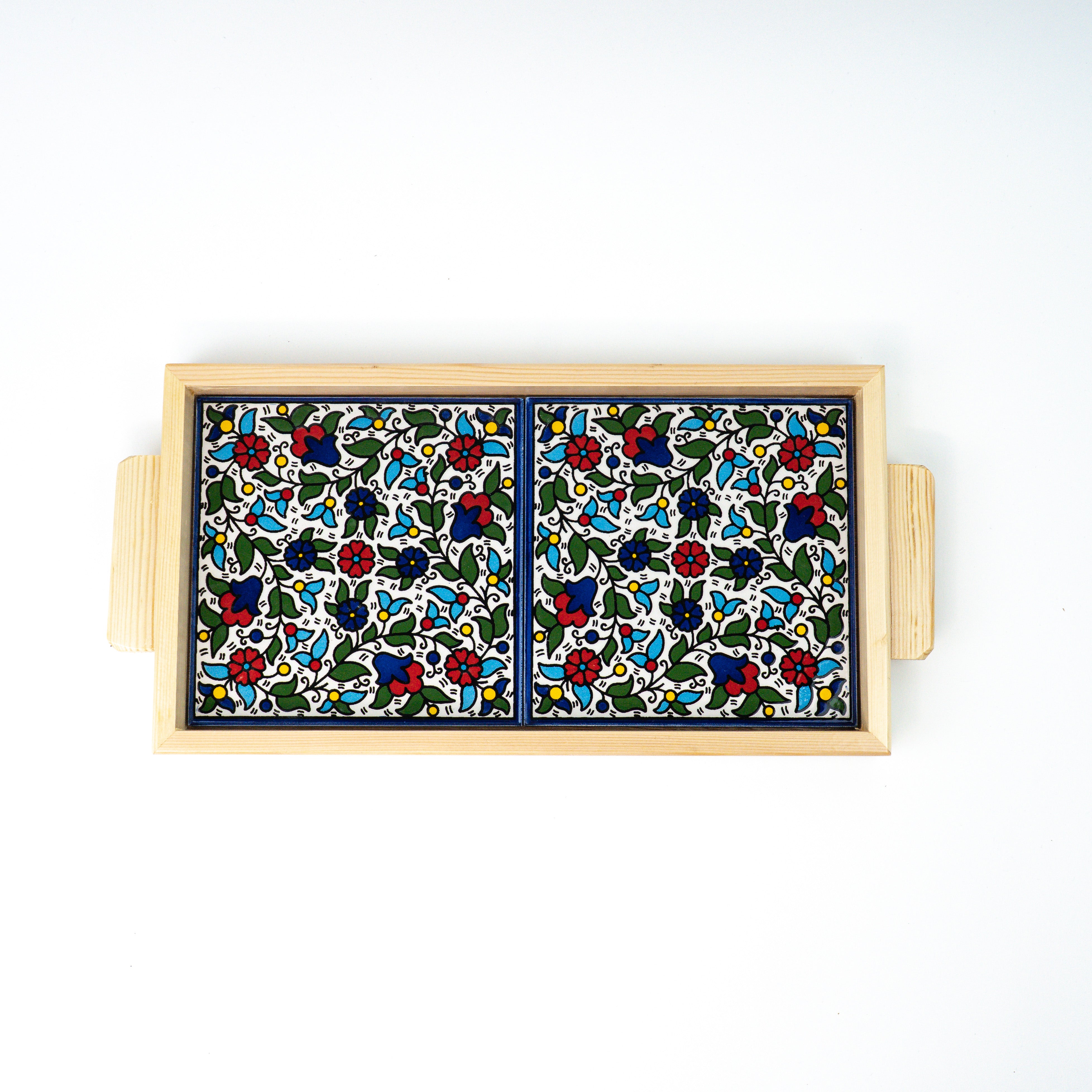 Servierplatte Bunt beige