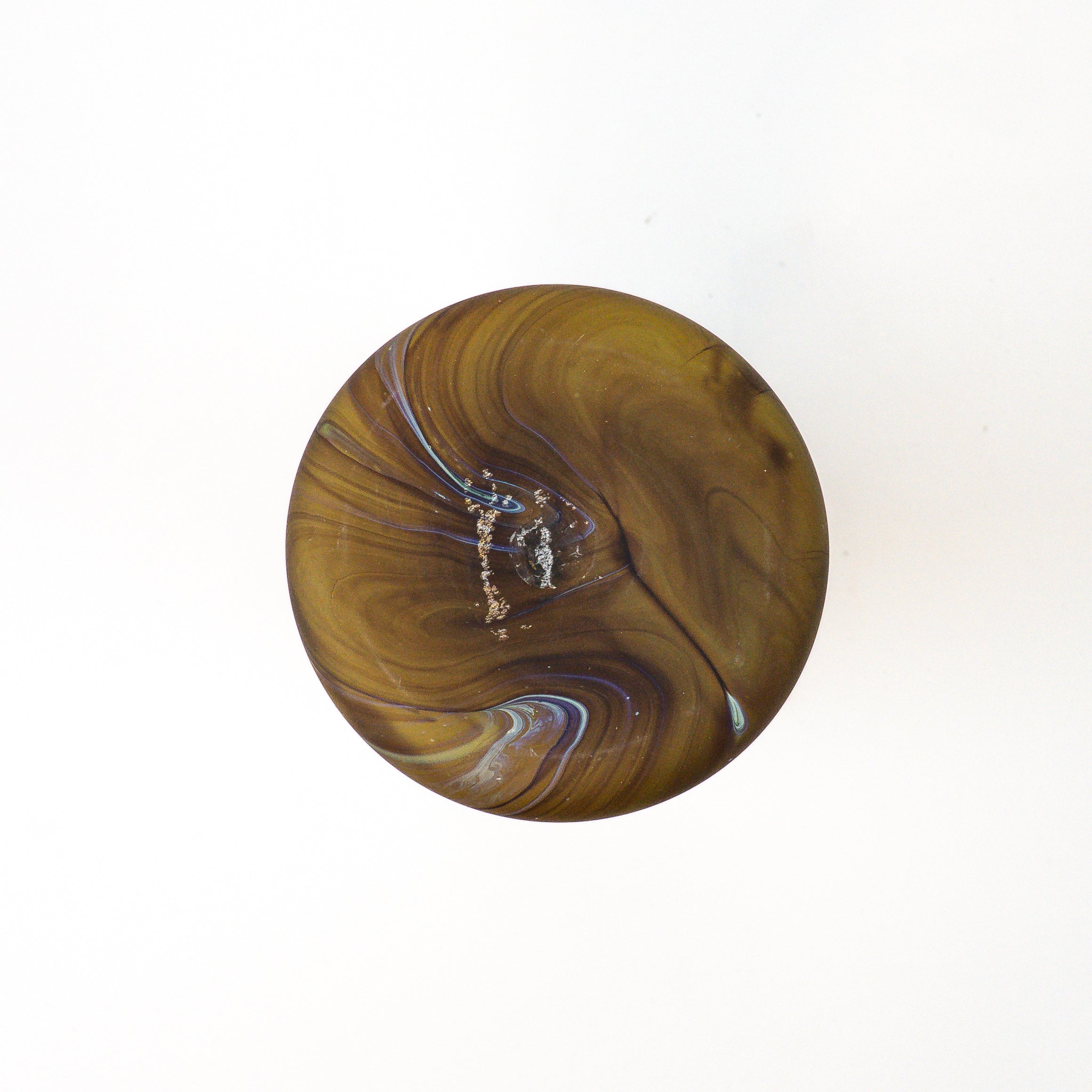 Hebron Vase Braun – Recyceltes Glas & Handgeblasen