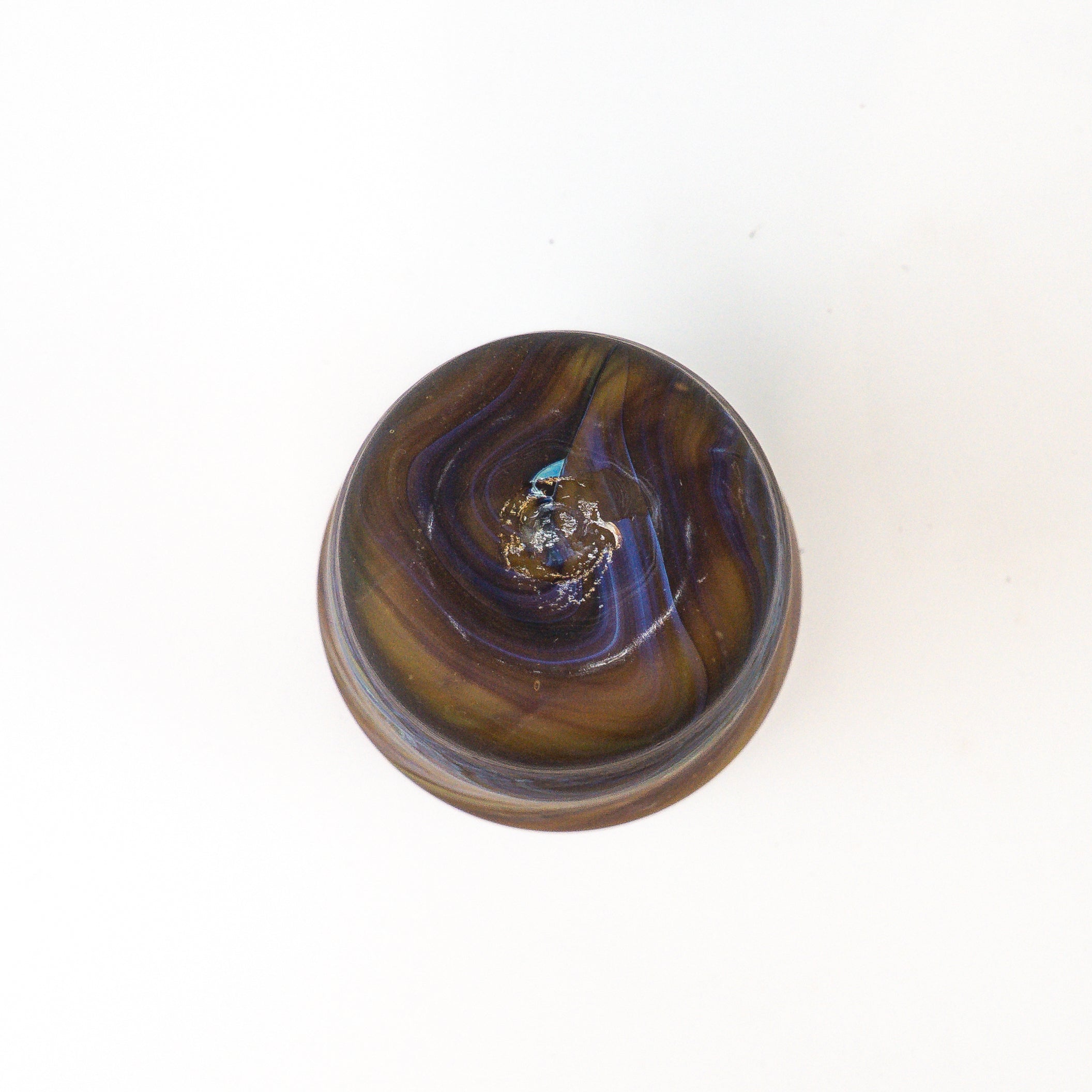 Hebron Vase Braun – Recyceltes Glas & Handgeblasen