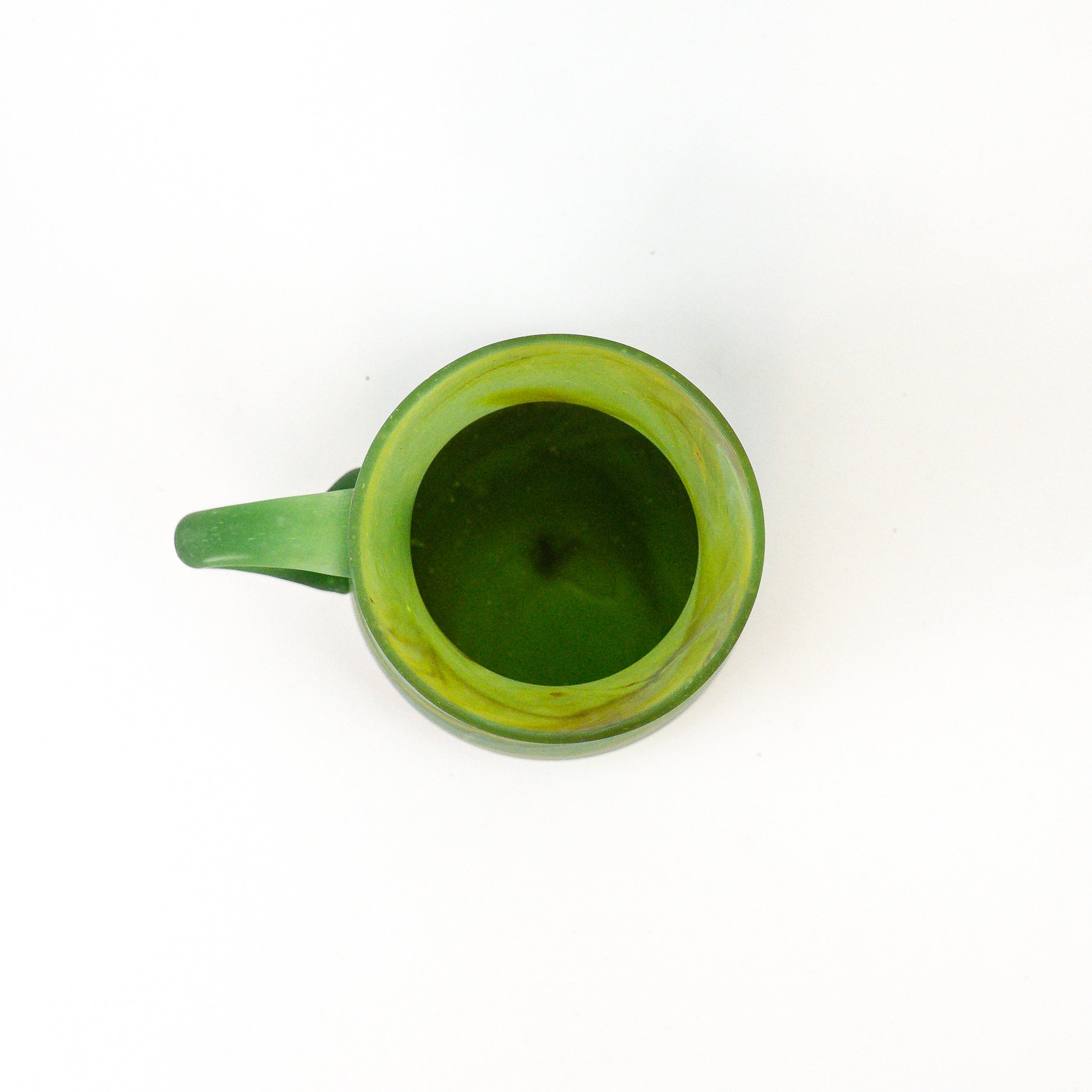 Hebron Karaffe Grün – Recyceltes Glas & Handgeblasen