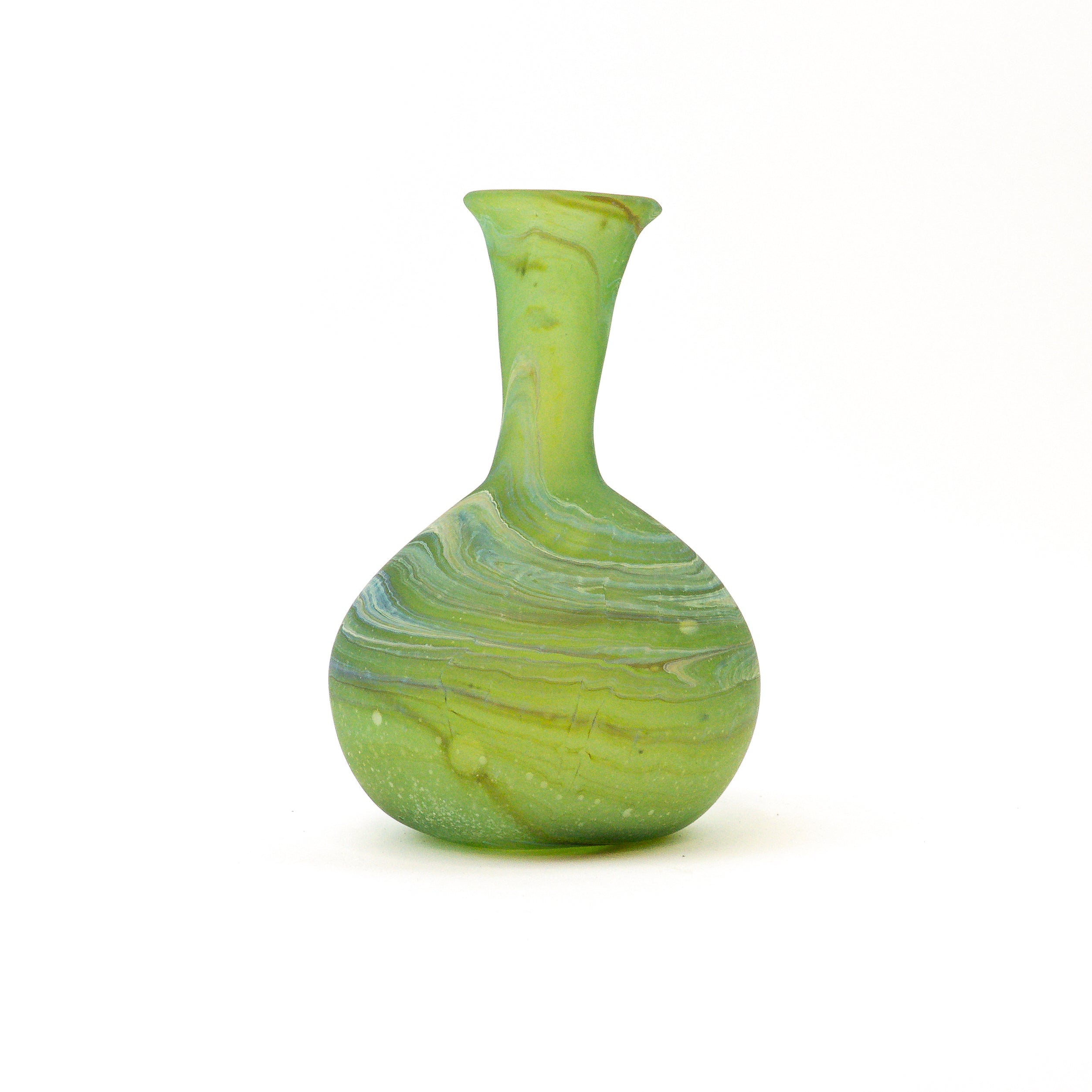 Hebron Karaffe Grün – Recyceltes Glas & Handgeblasen