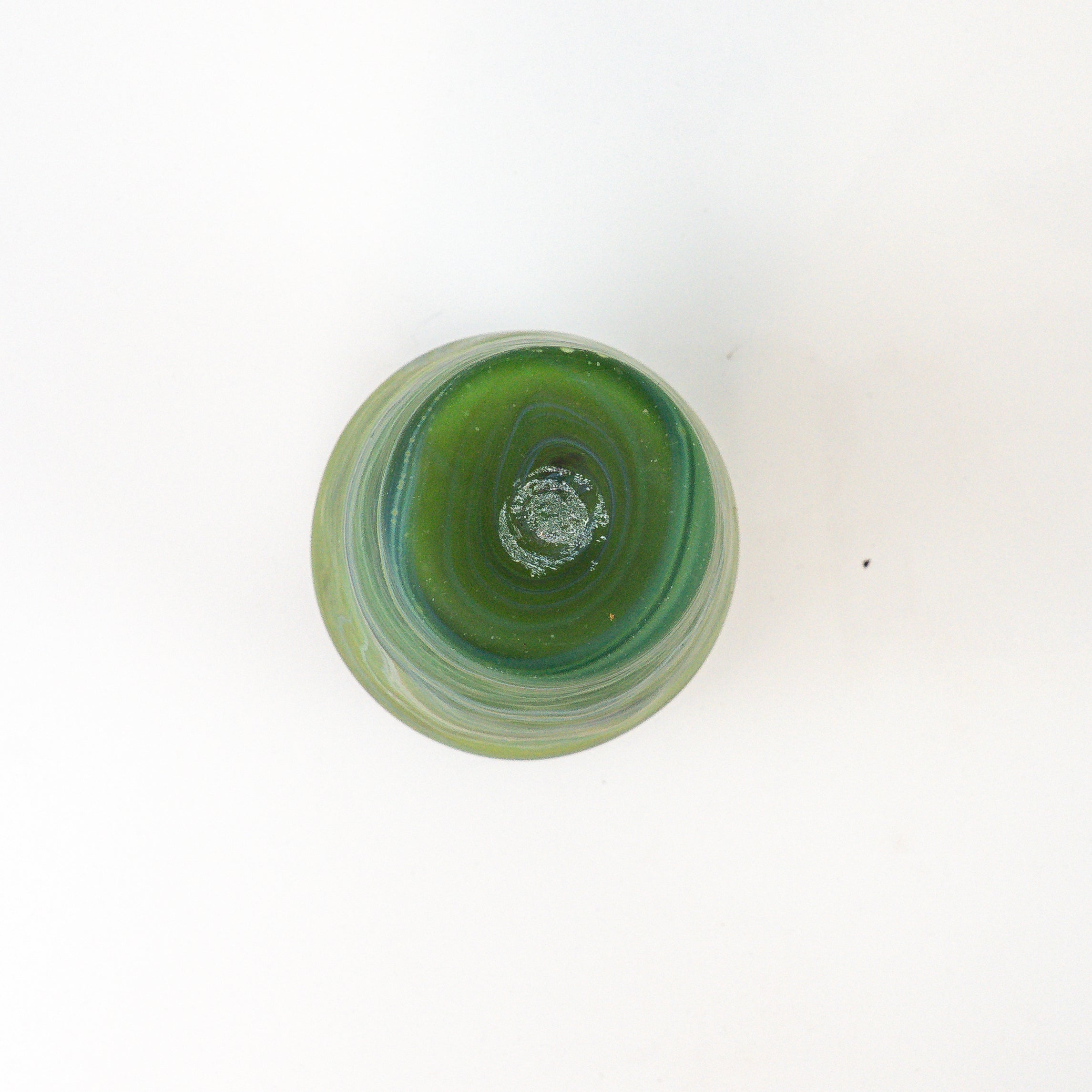 Hebron Vase Grün – Recyceltes Glas & Handgeblasen