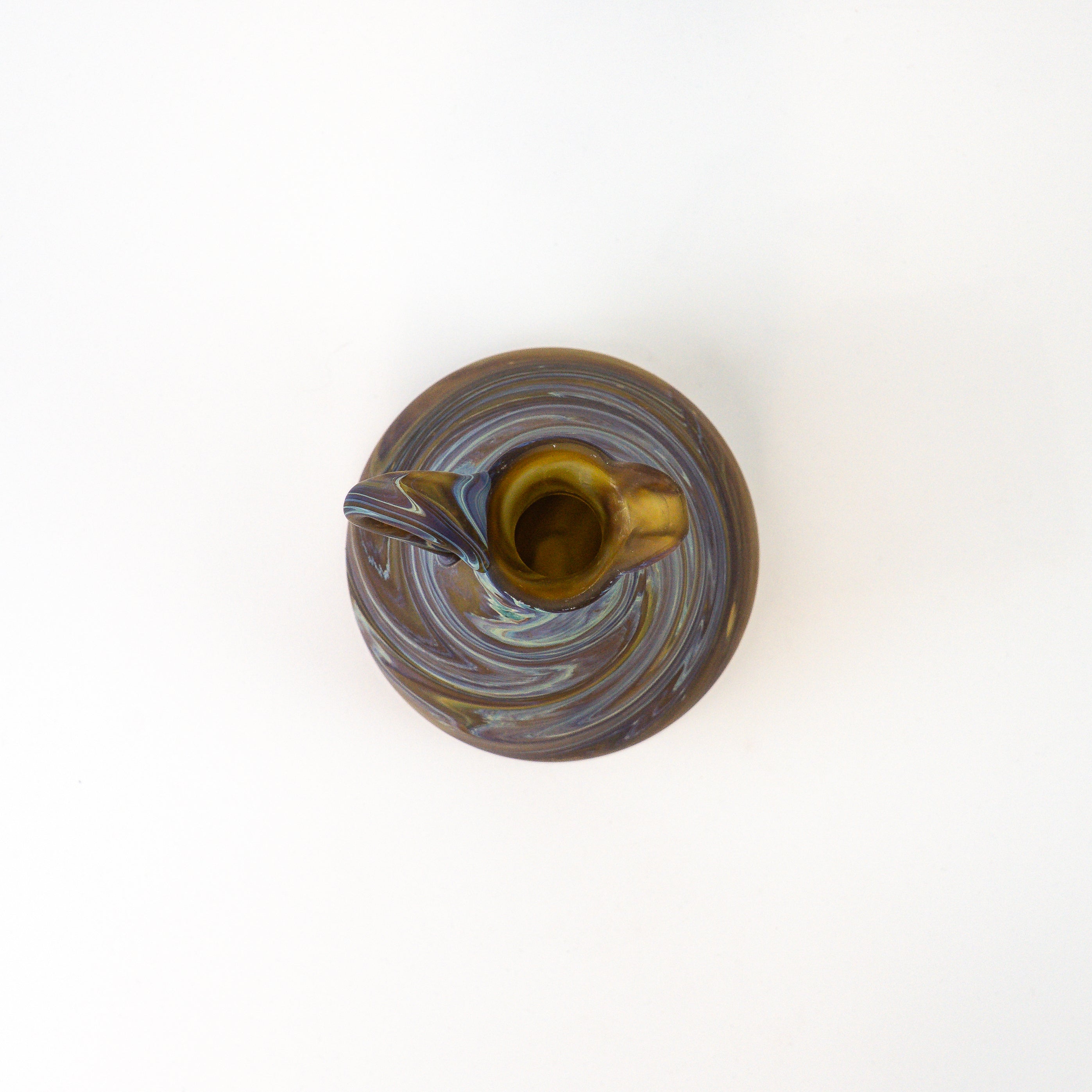 Hebron Karaffe braun – Recyceltes Glas & Handgeblasen