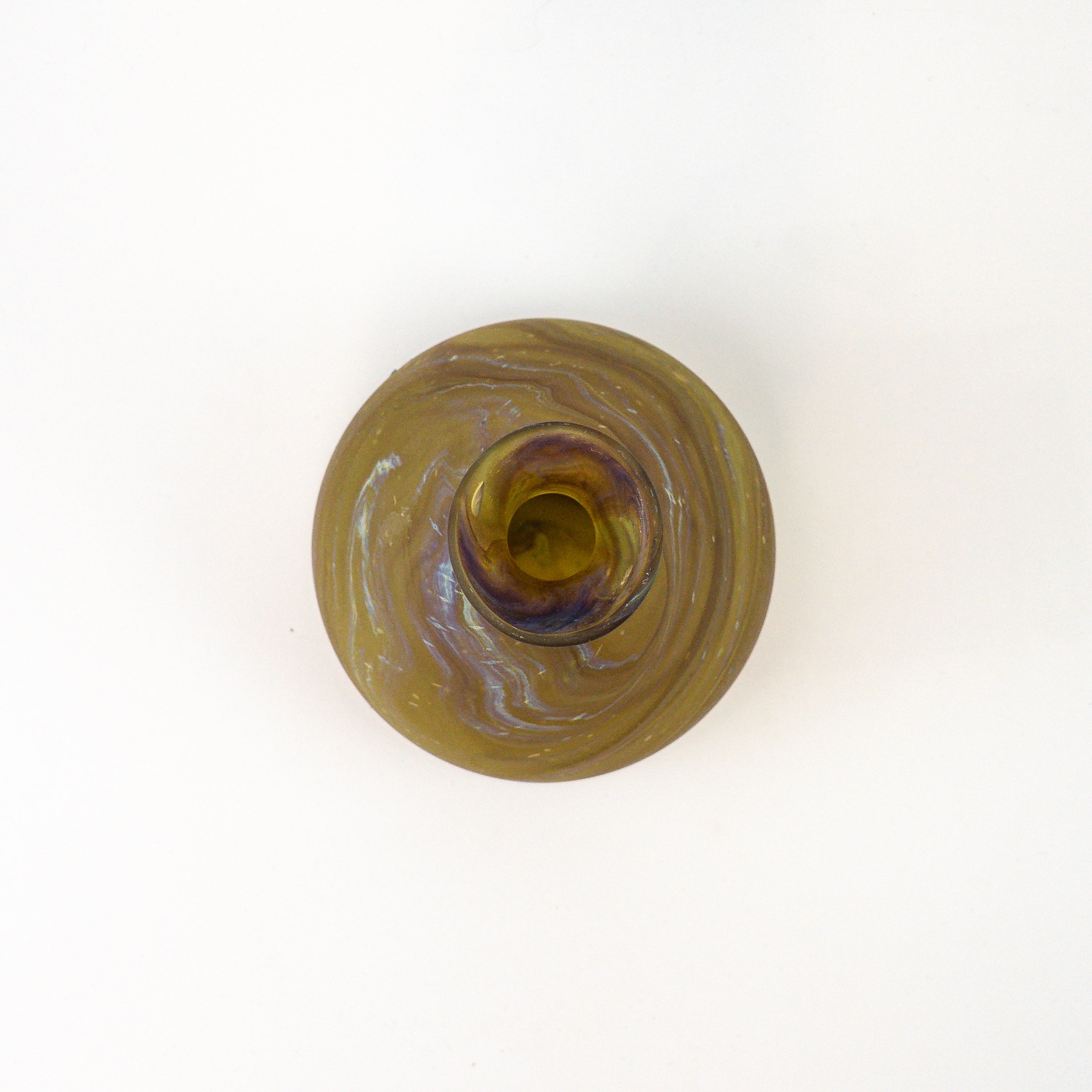 Hebron Karaffe / Vase braun – Recyceltes Glas & Handgeblasen