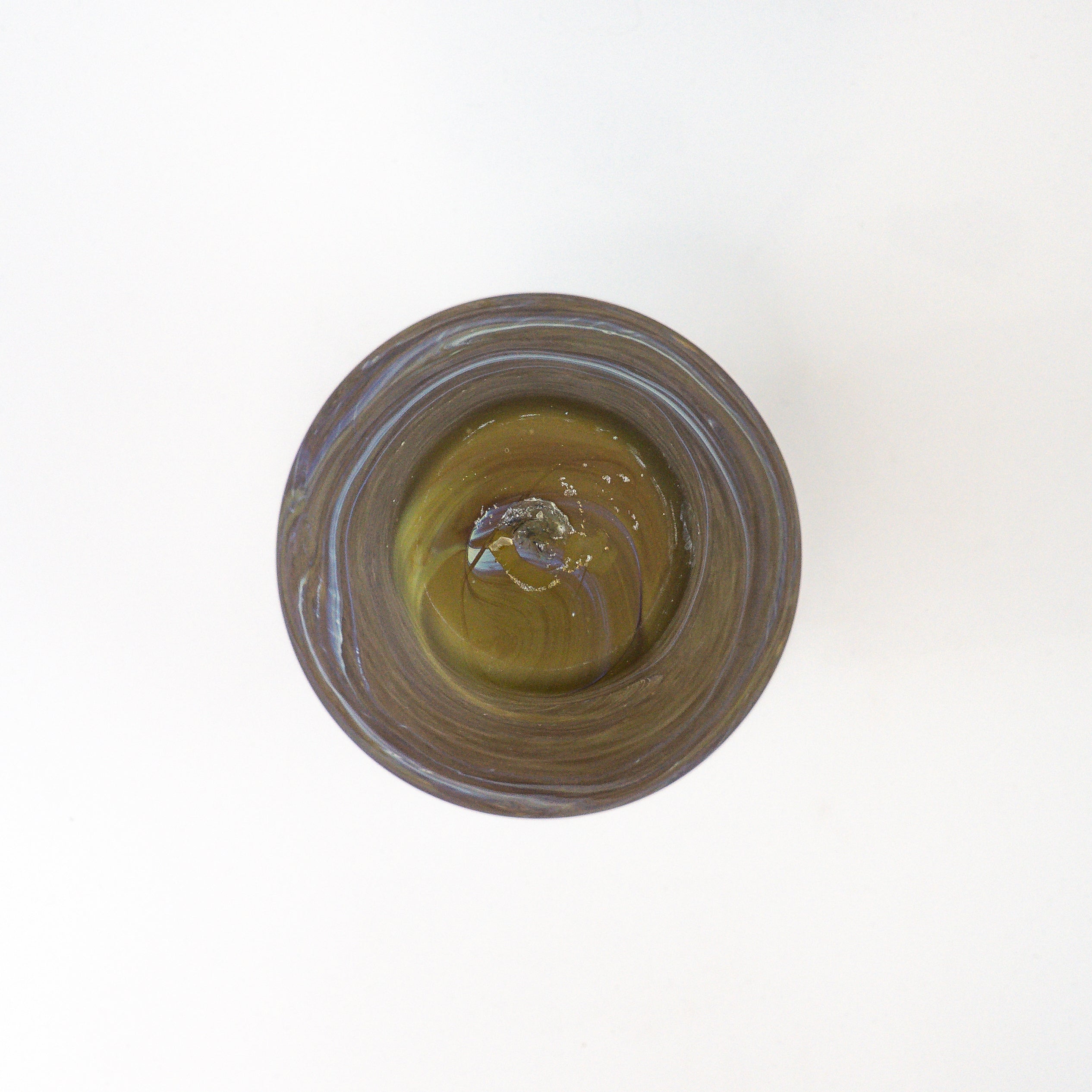 Hebron Karaffe / Vase braun – Recyceltes Glas & Handgeblasen