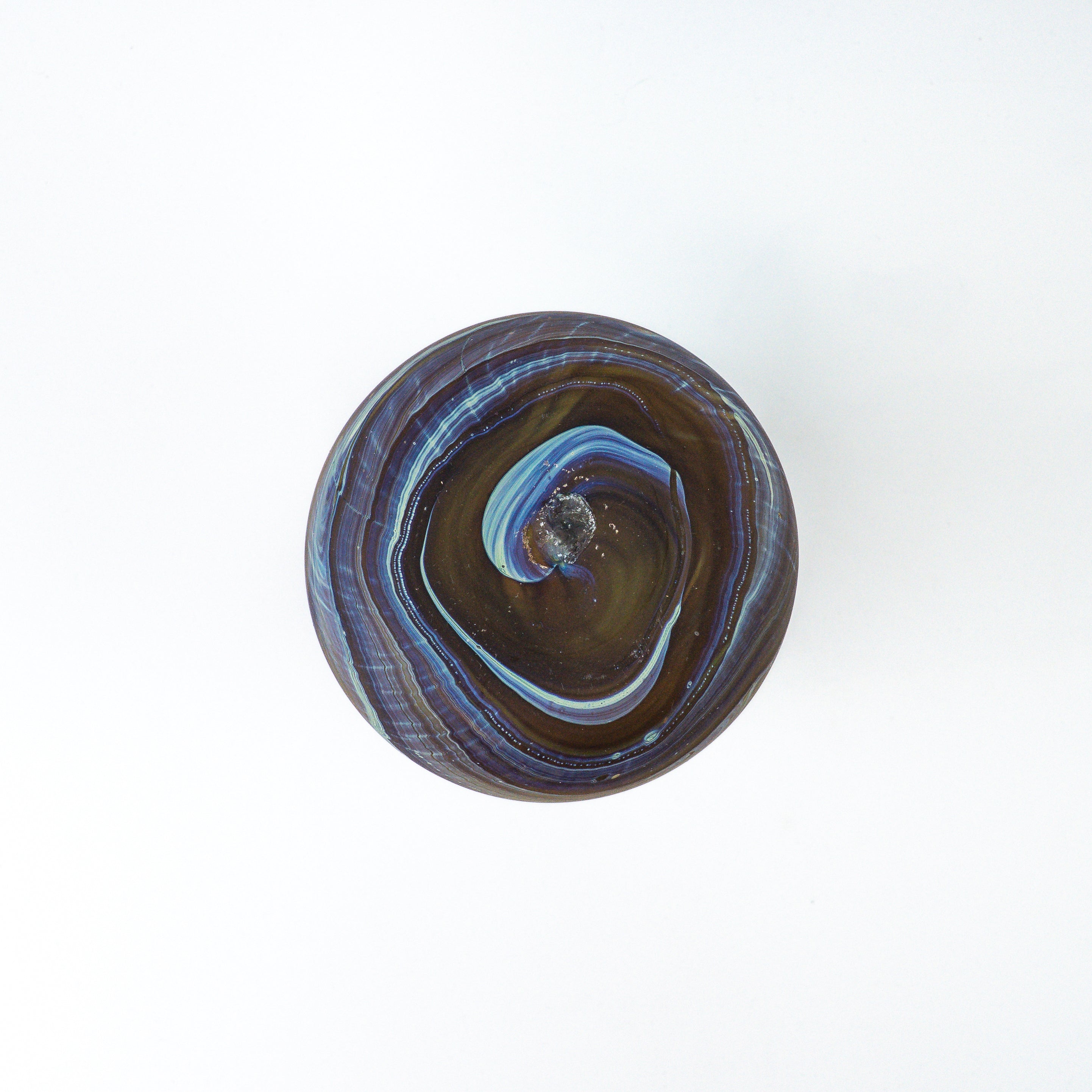 Hebron Vase Braun – Recyceltes Glas & Handgeblasen