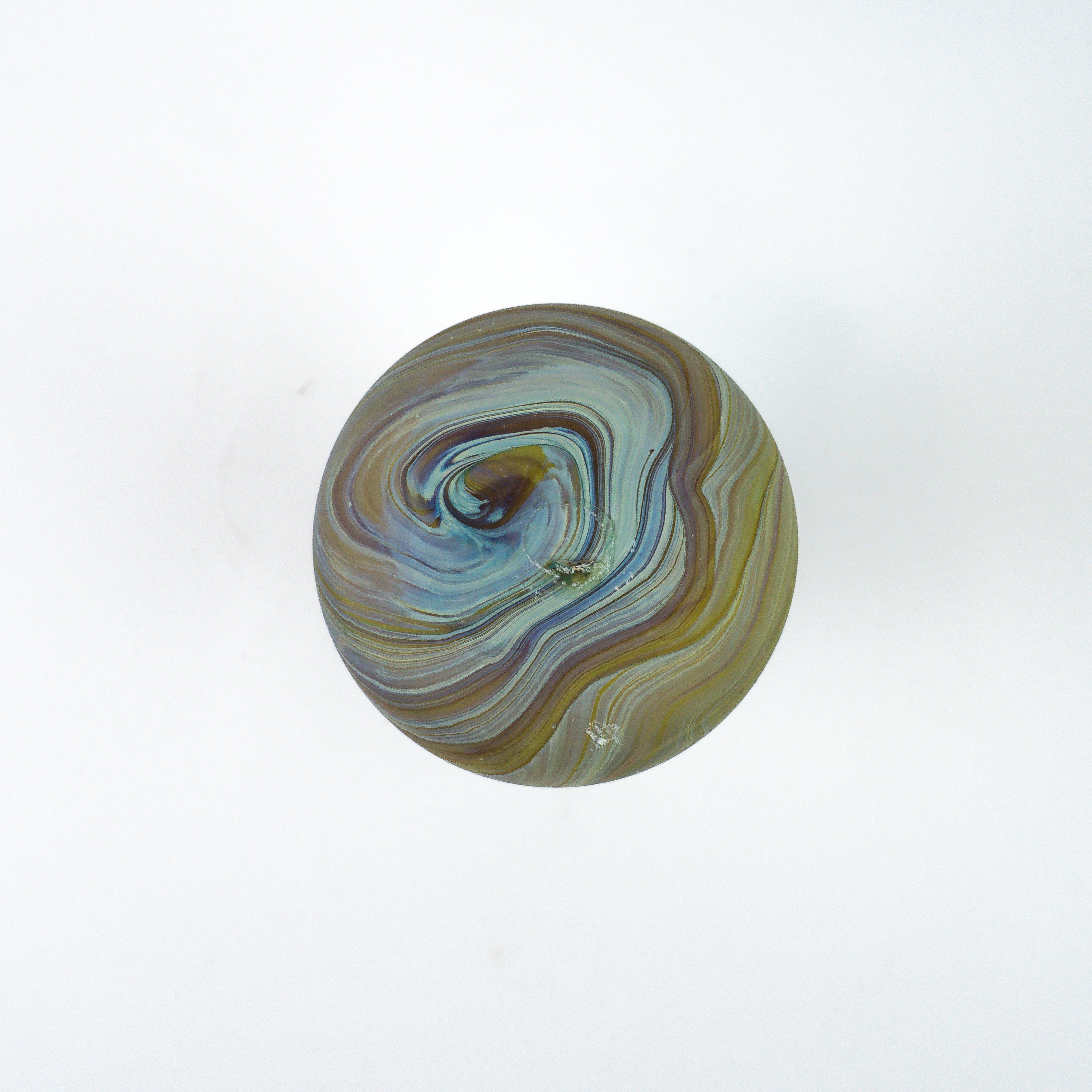 Hebron Mini- Karaffe / Vase Braun – Recyceltes Glas & Handgeblasen