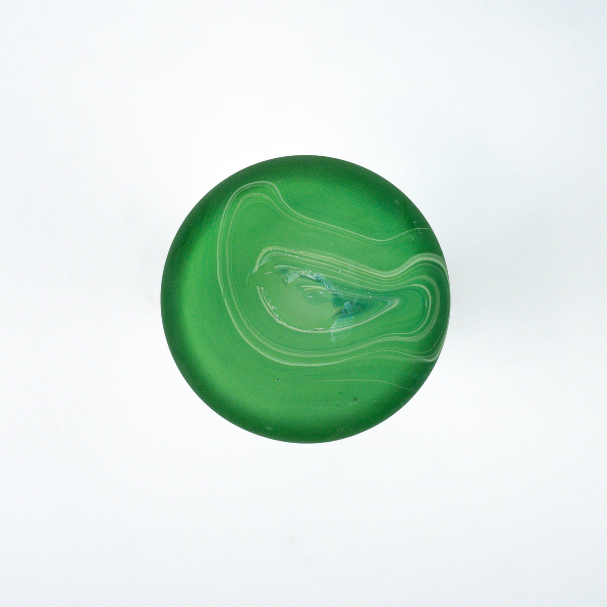 Hebron Mini Kerzenständer Grün – Recyceltes Glas & Handgeblasen